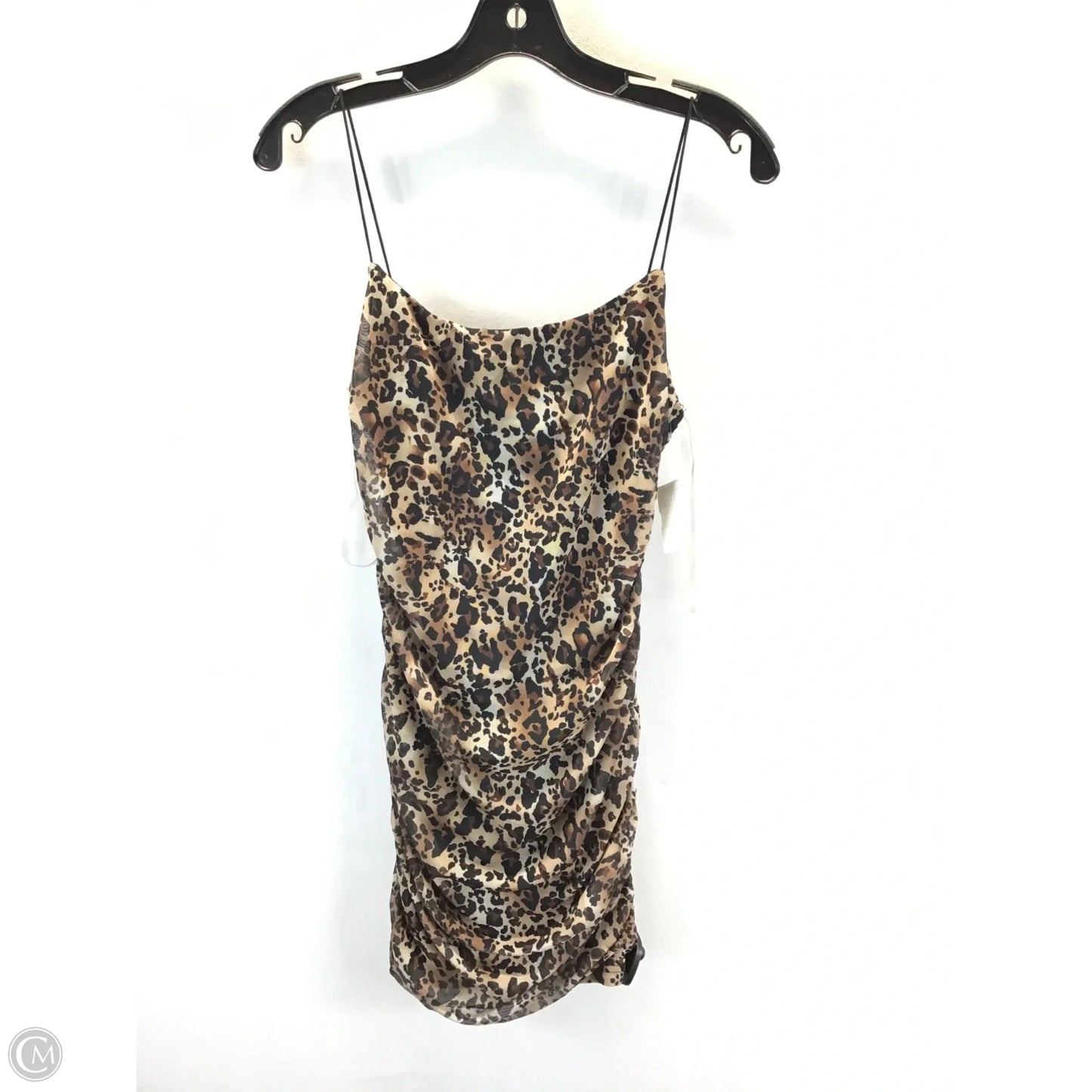 Dress Casual Short By Fashion Nova In Leopard Print, Size: M