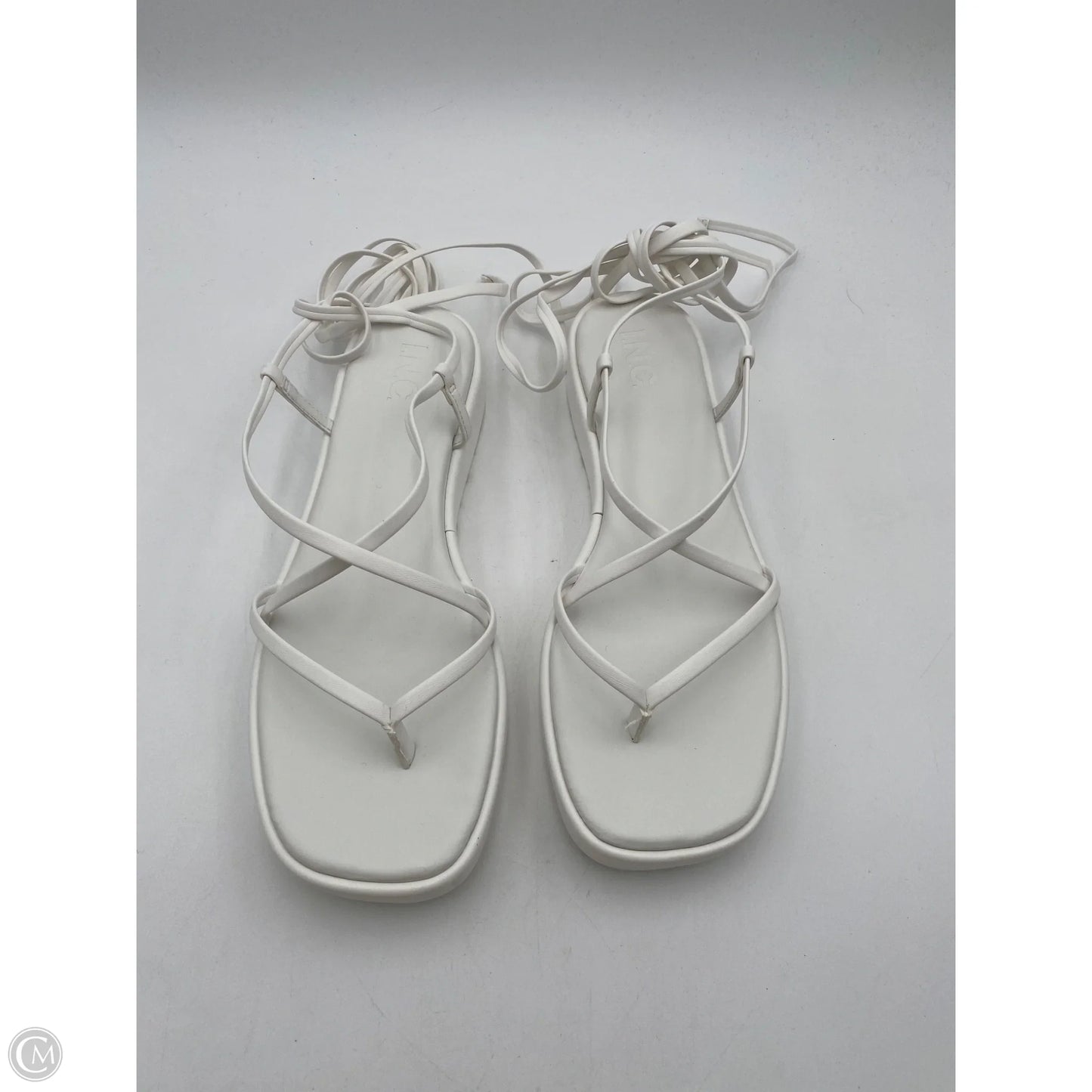 Sandals Heels Platform By Inc In White, Size: 9.5