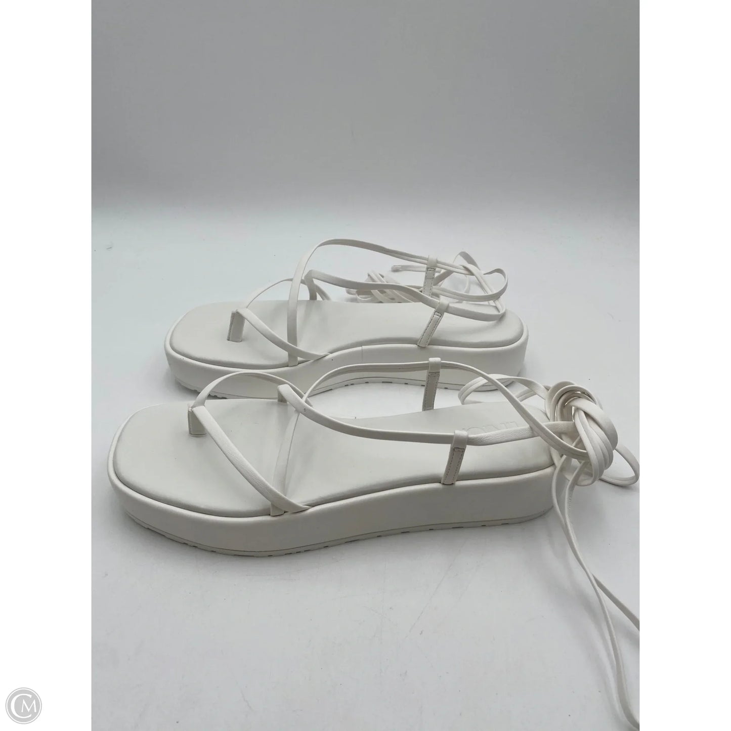 Sandals Heels Platform By Inc In White, Size: 9.5