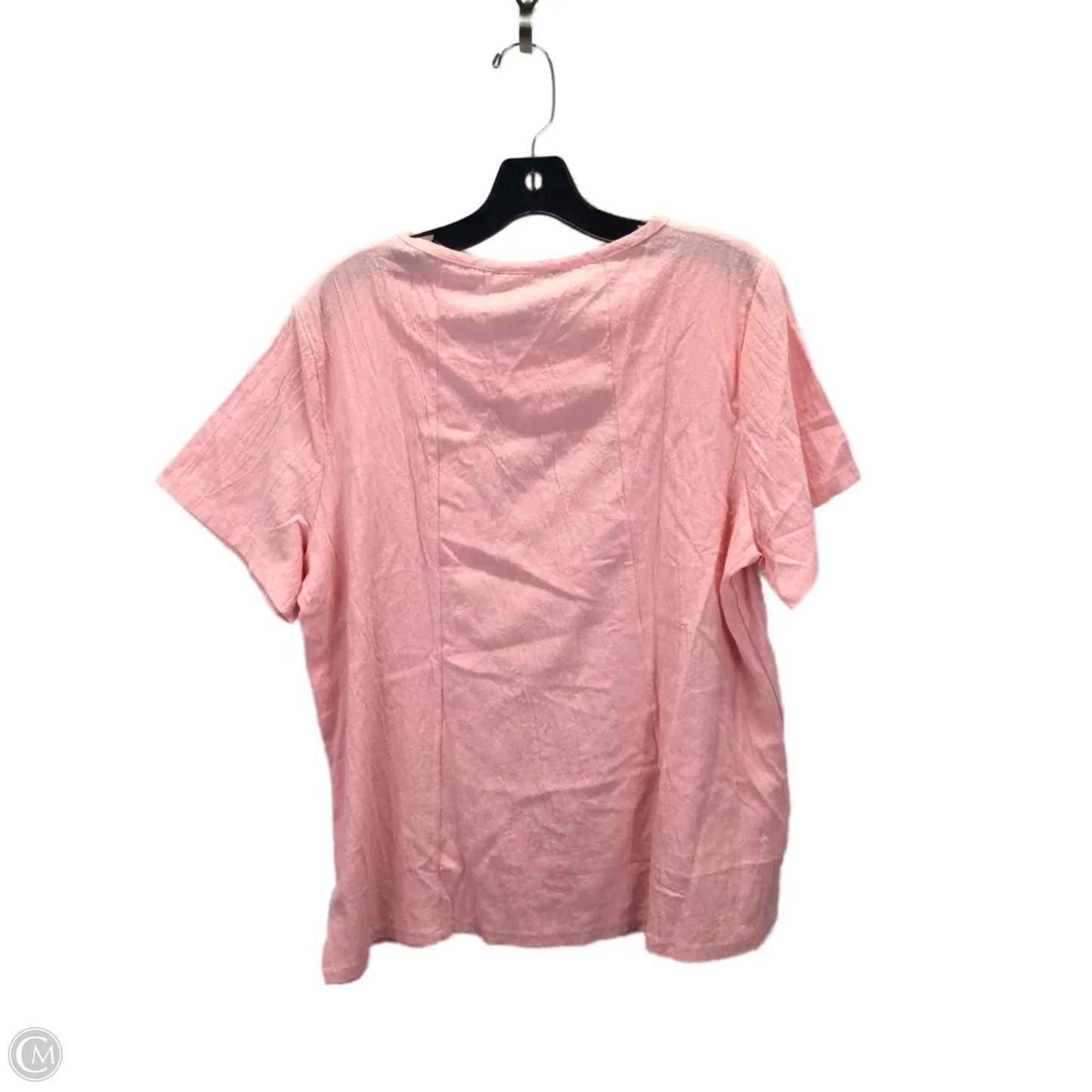 Top Short Sleeve By Clothes Mentor In Pink, Size: M
