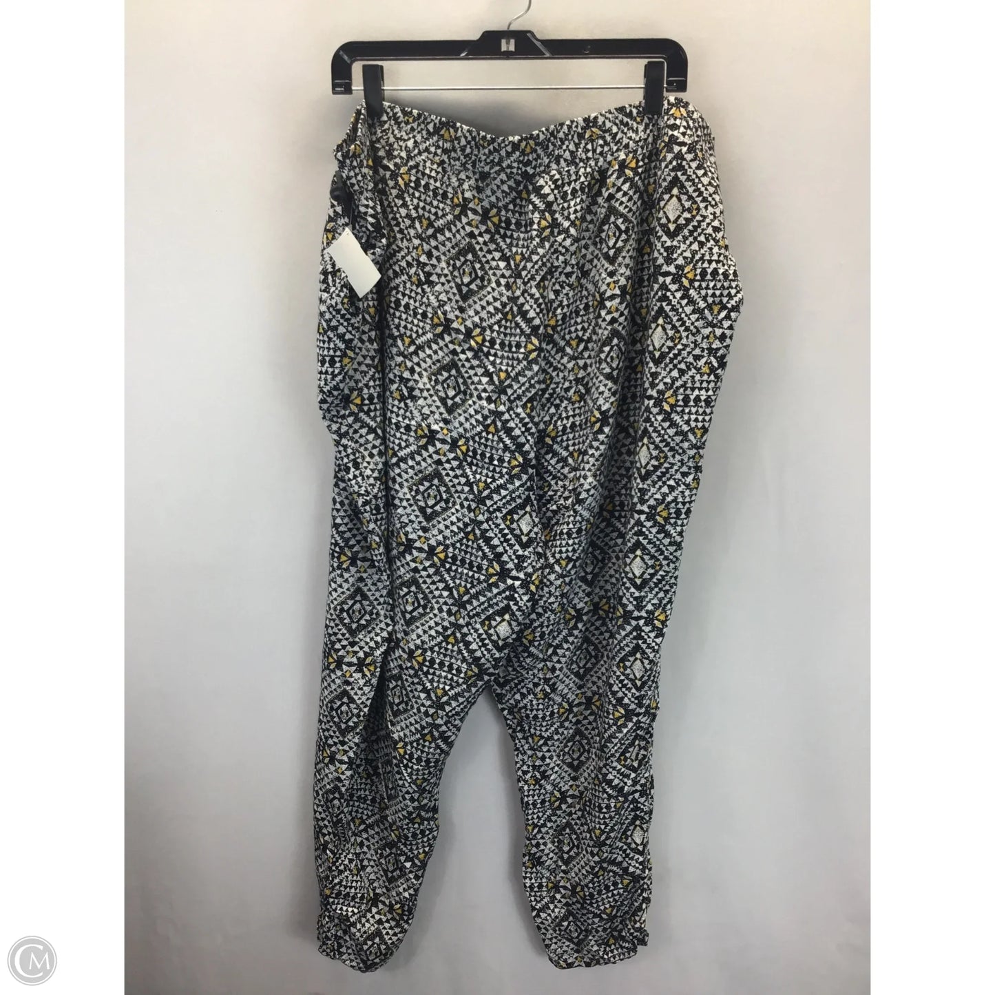 Pants Lounge By New Look In Black & White, Size: 3x