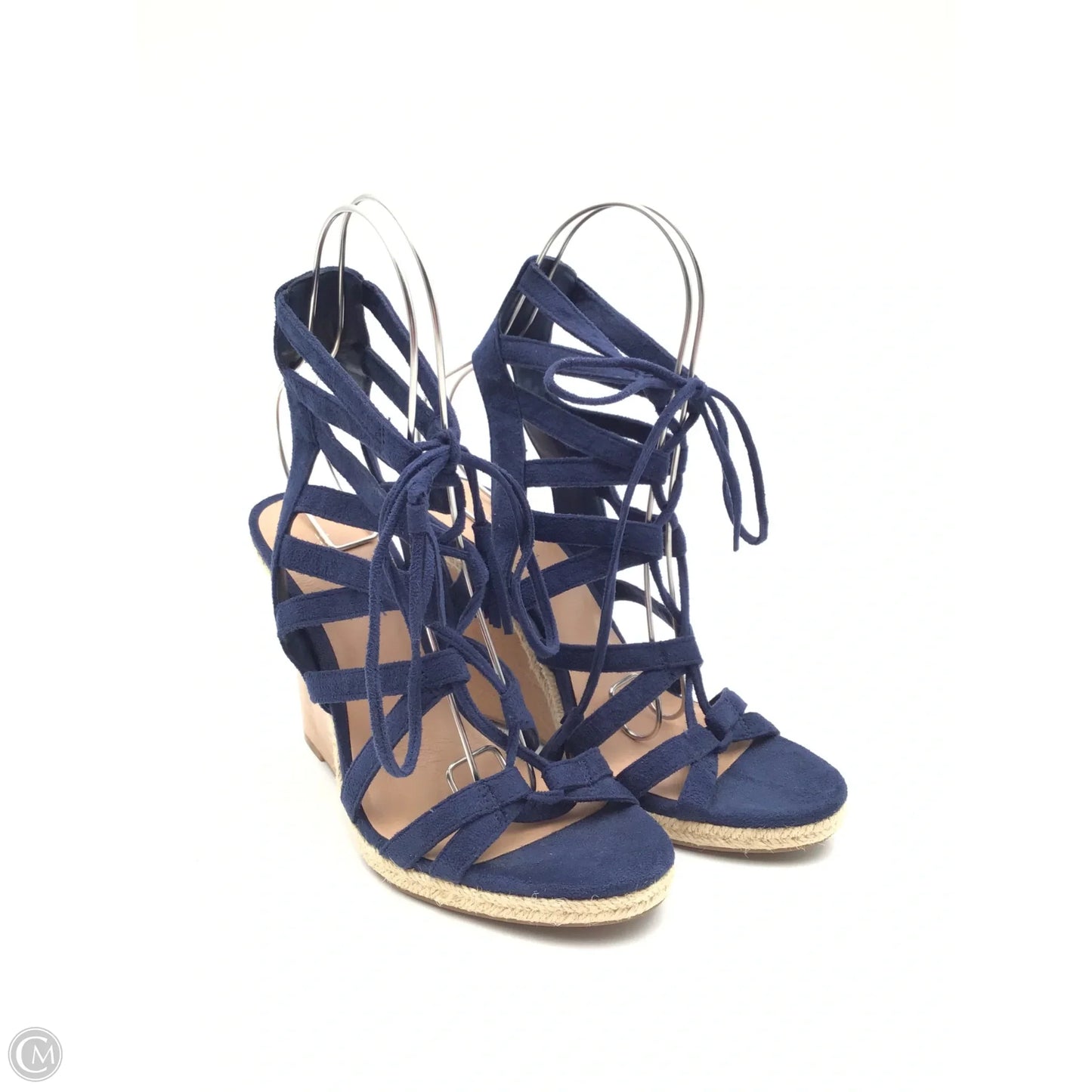 Sandals Heels Stiletto By Indigo Rd In Blue, Size: 9