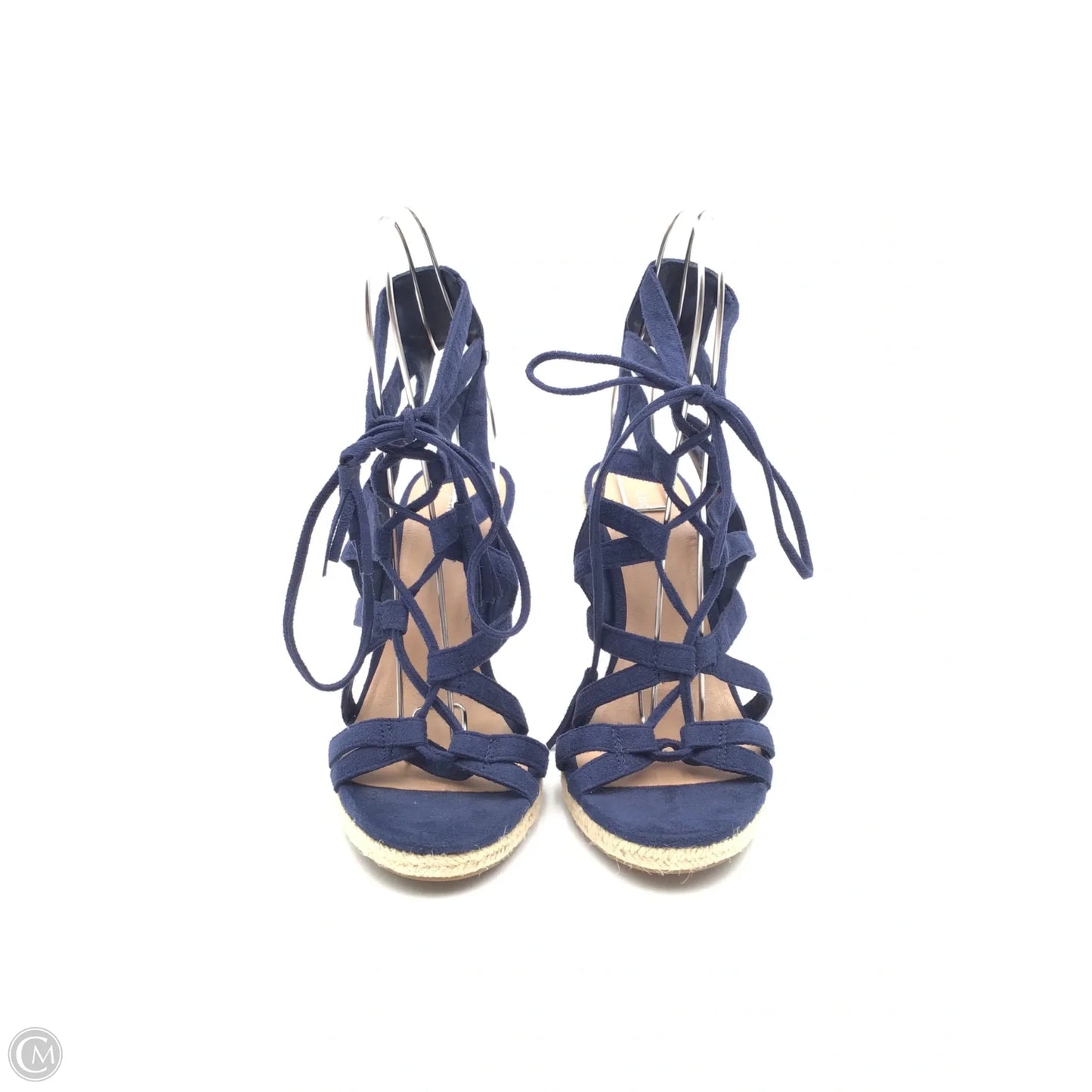 Sandals Heels Stiletto By Indigo Rd In Blue, Size: 9