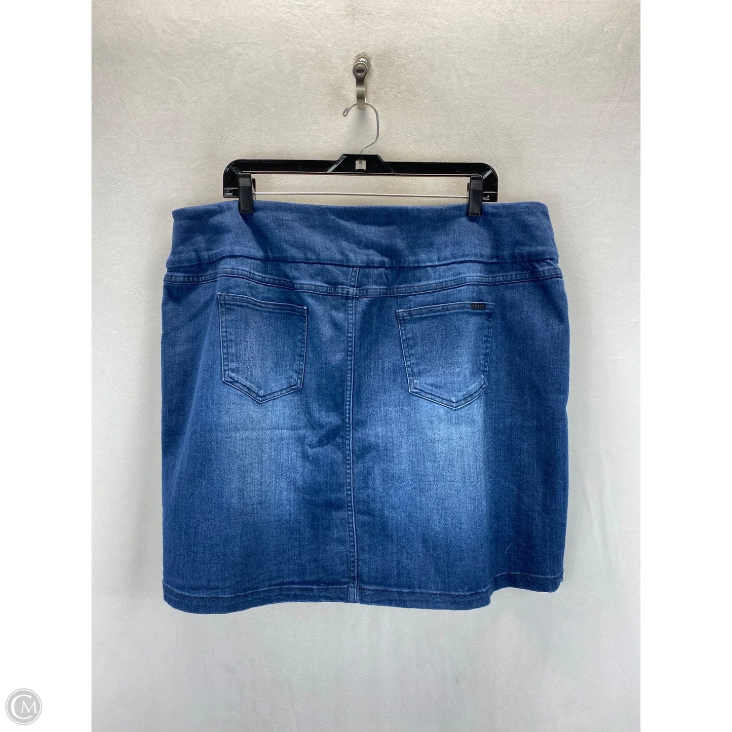 Skort By Sc & Co In Blue Denim, Size: Xxl
