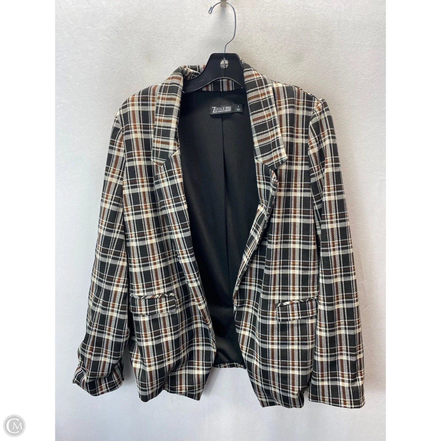 Blazer By New York And Co In Black & Brown, Size: S