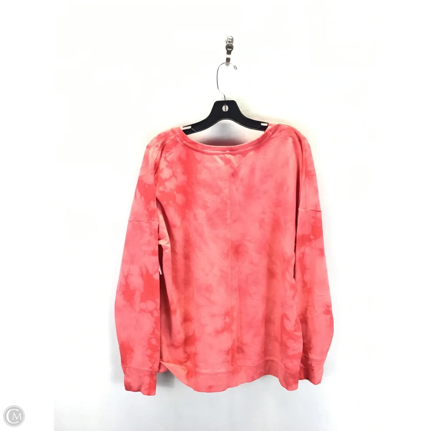 Sweatshirt Collar By Tek Gear In Peach, Size: L