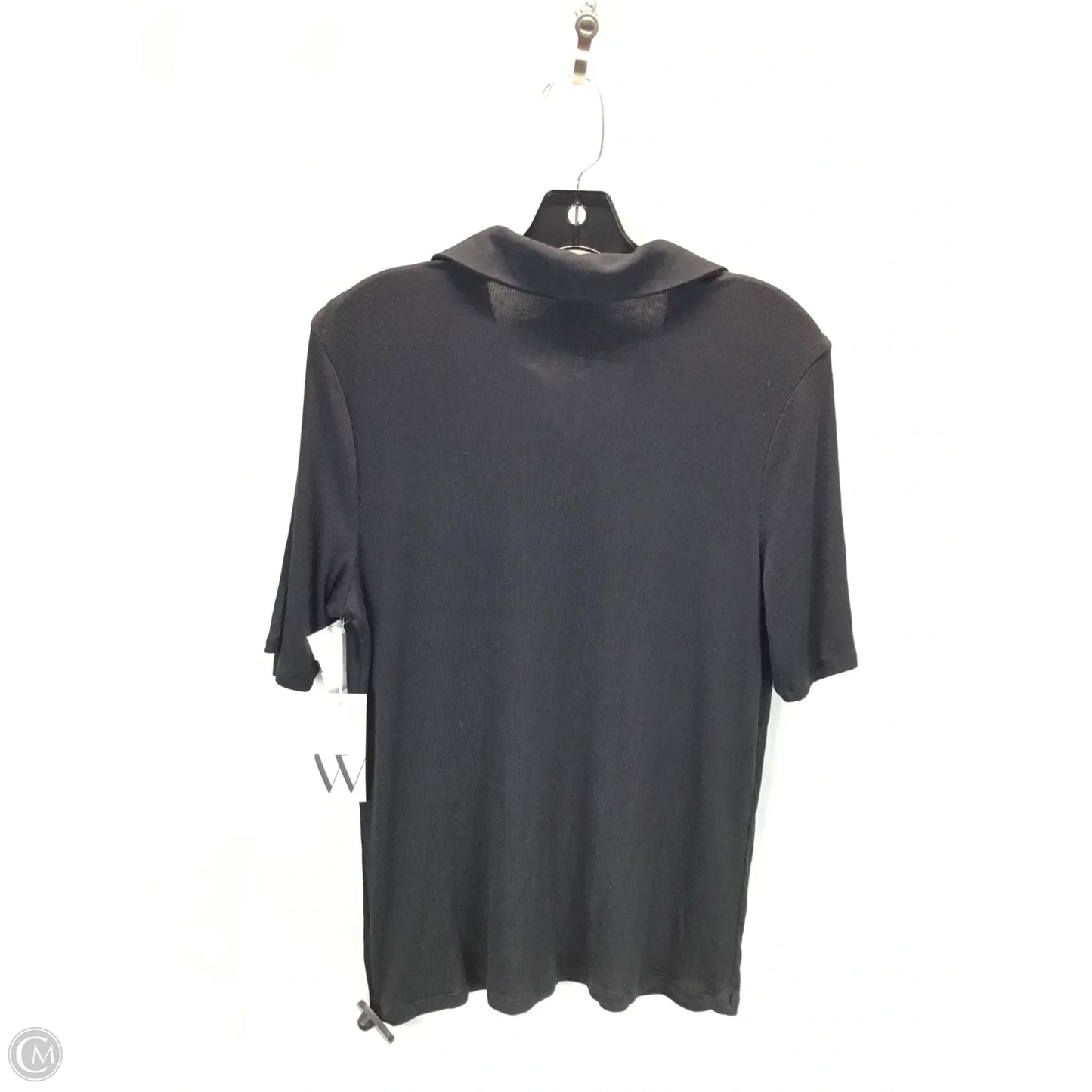 Top Short Sleeve By Worthington In Black, Size: Xl