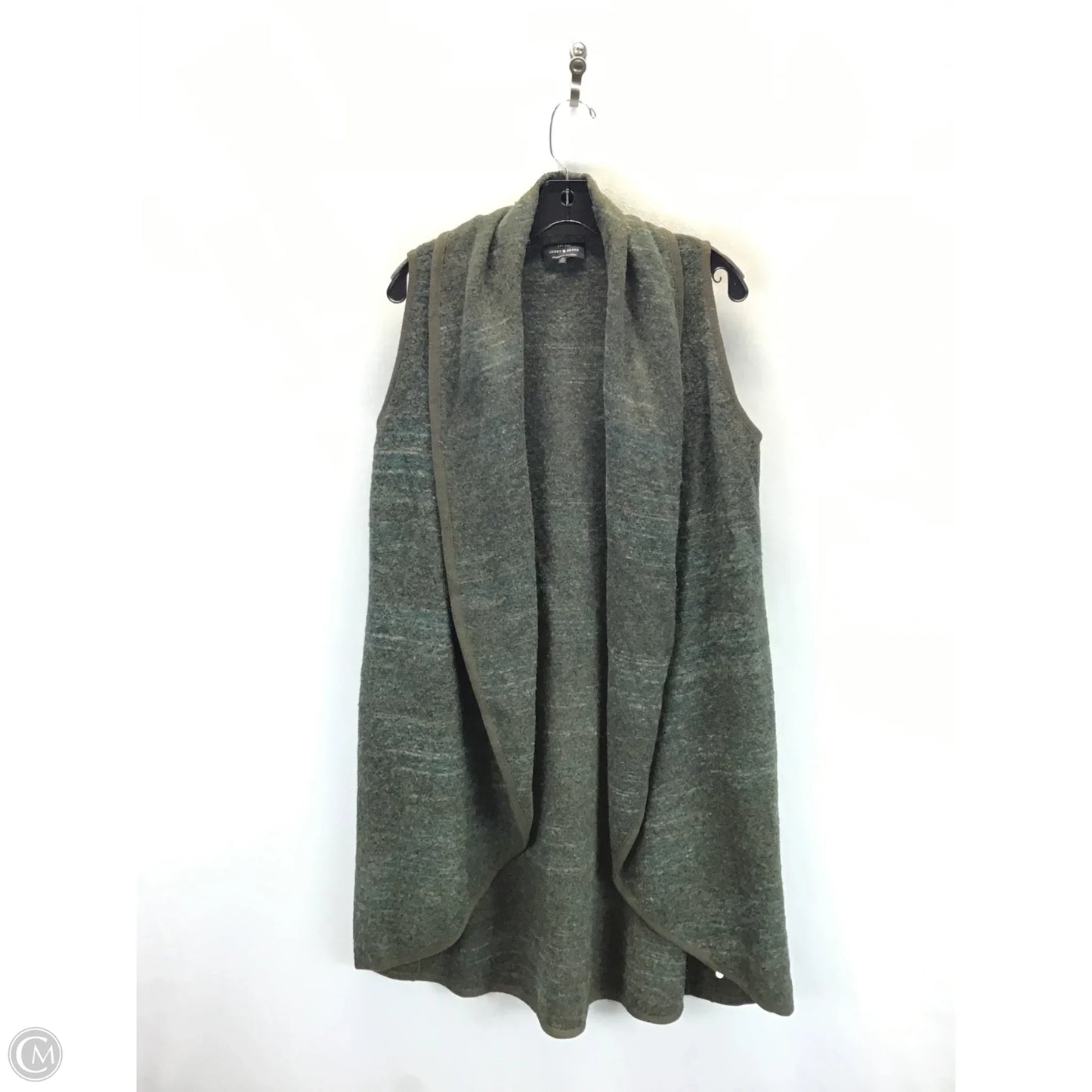 Vest Fleece By Lucky Brand In Green, Size: M