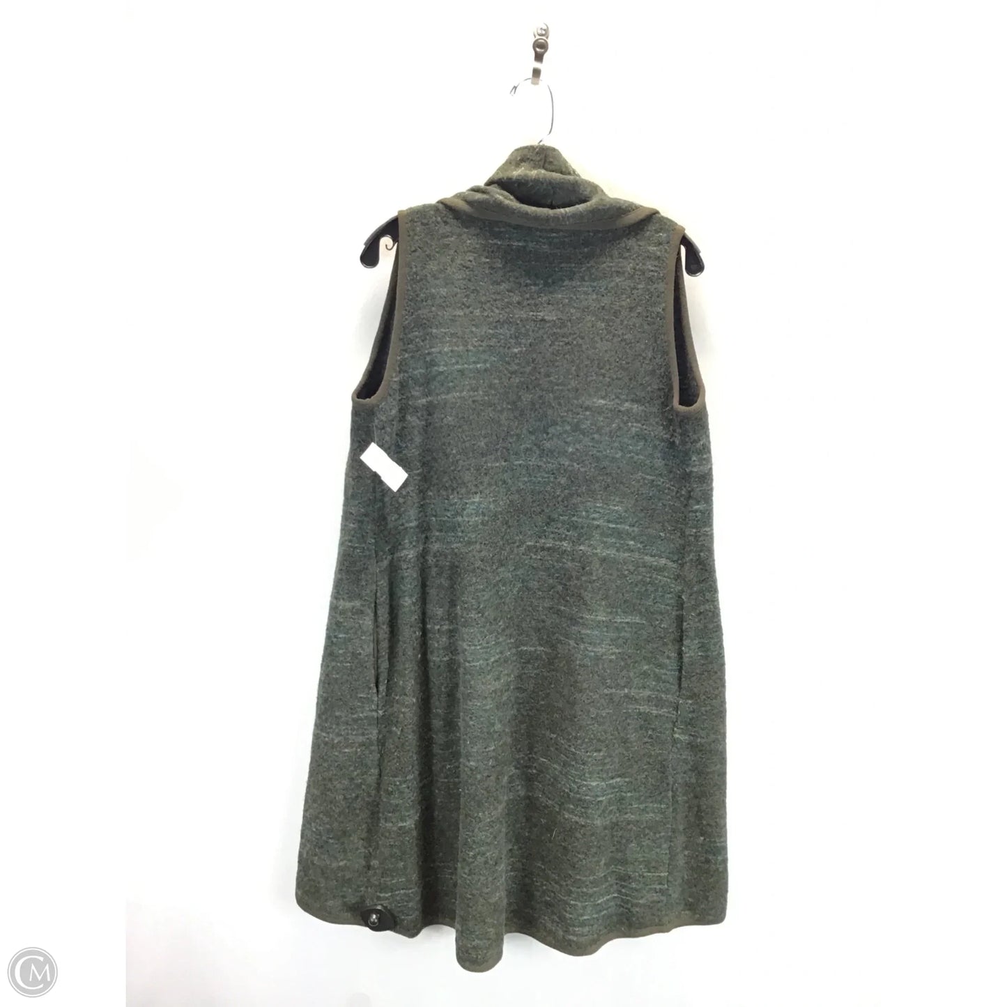 Vest Fleece By Lucky Brand In Green, Size: M