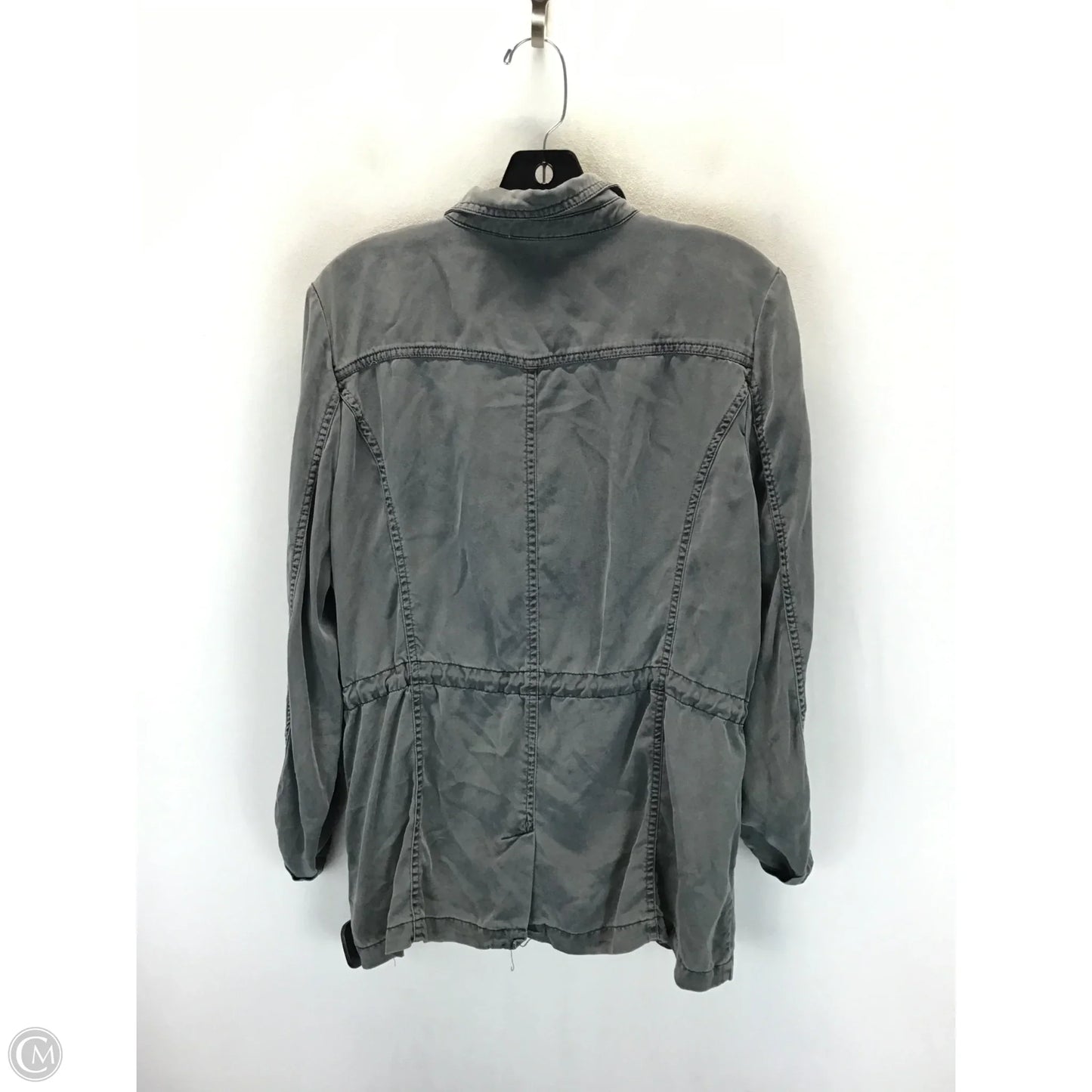 Jacket Denim By Lucky Brand In Black, Size: L