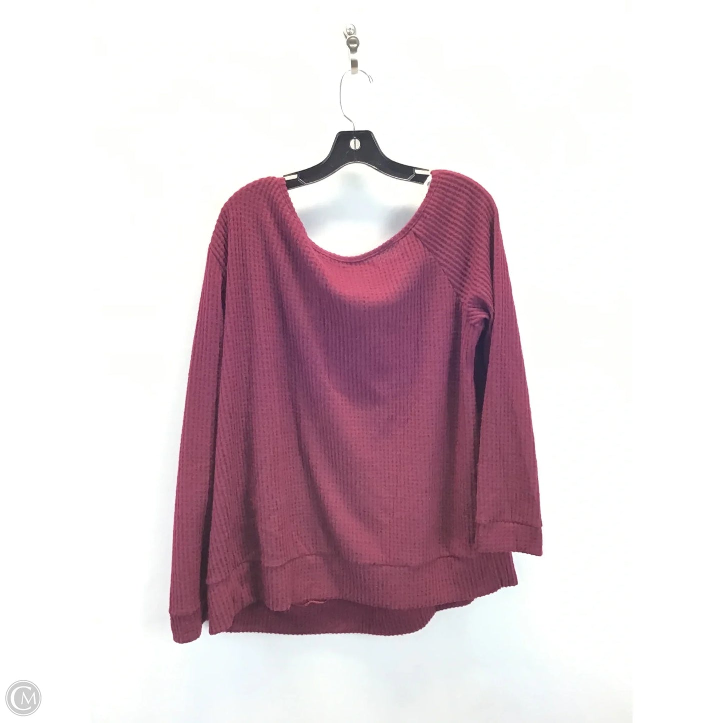 Sweater By Clothes Mentor In Maroon, Size: 2x