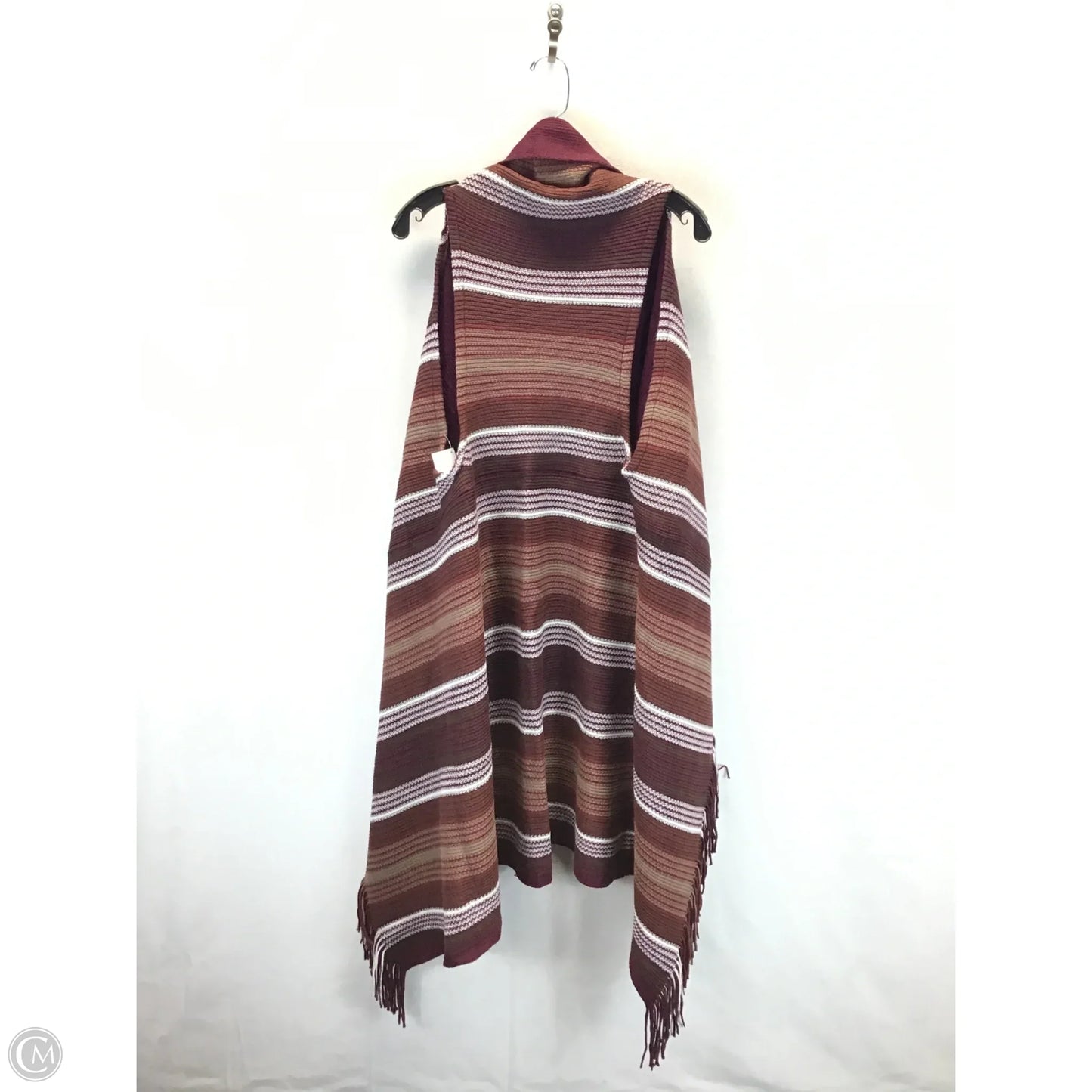 Shawl By Apt 9 In Maroon, Size: Osfm