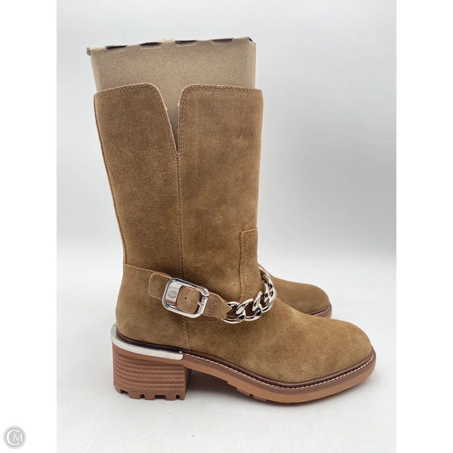 Boots Combat By Vince Camuto In Tan, Size: 6