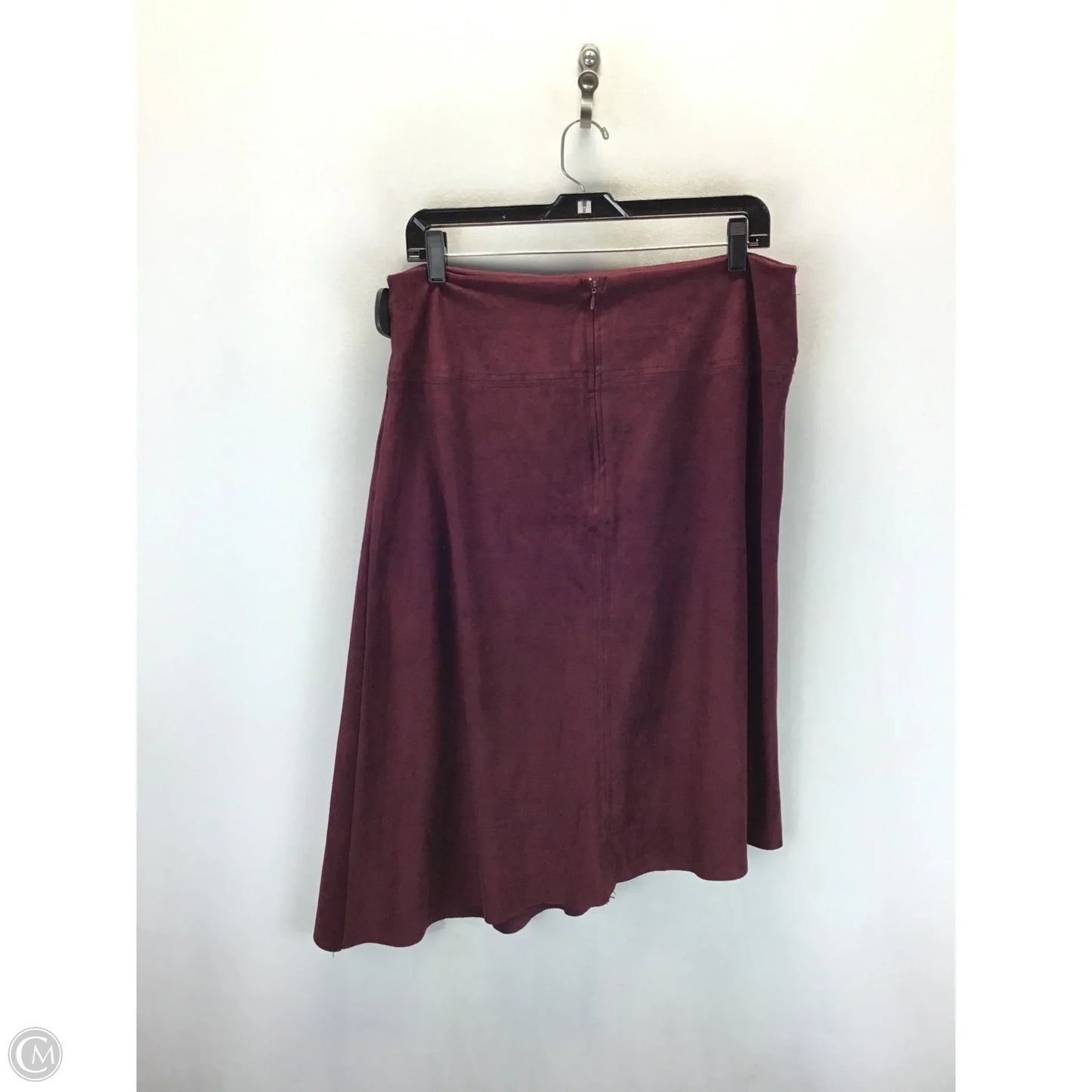 Skirt Midi By Worthington In Maroon, Size: 12