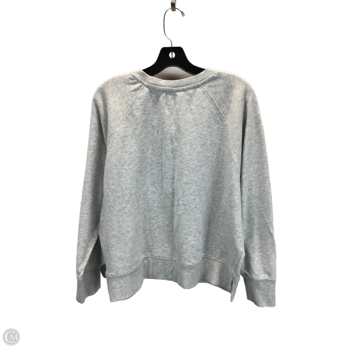 Sweatshirt Crewneck By Gap In Grey, Size: Xl
