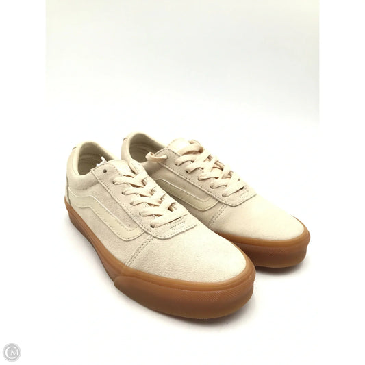 Shoes Sneakers By Vans In Cream, Size: 8