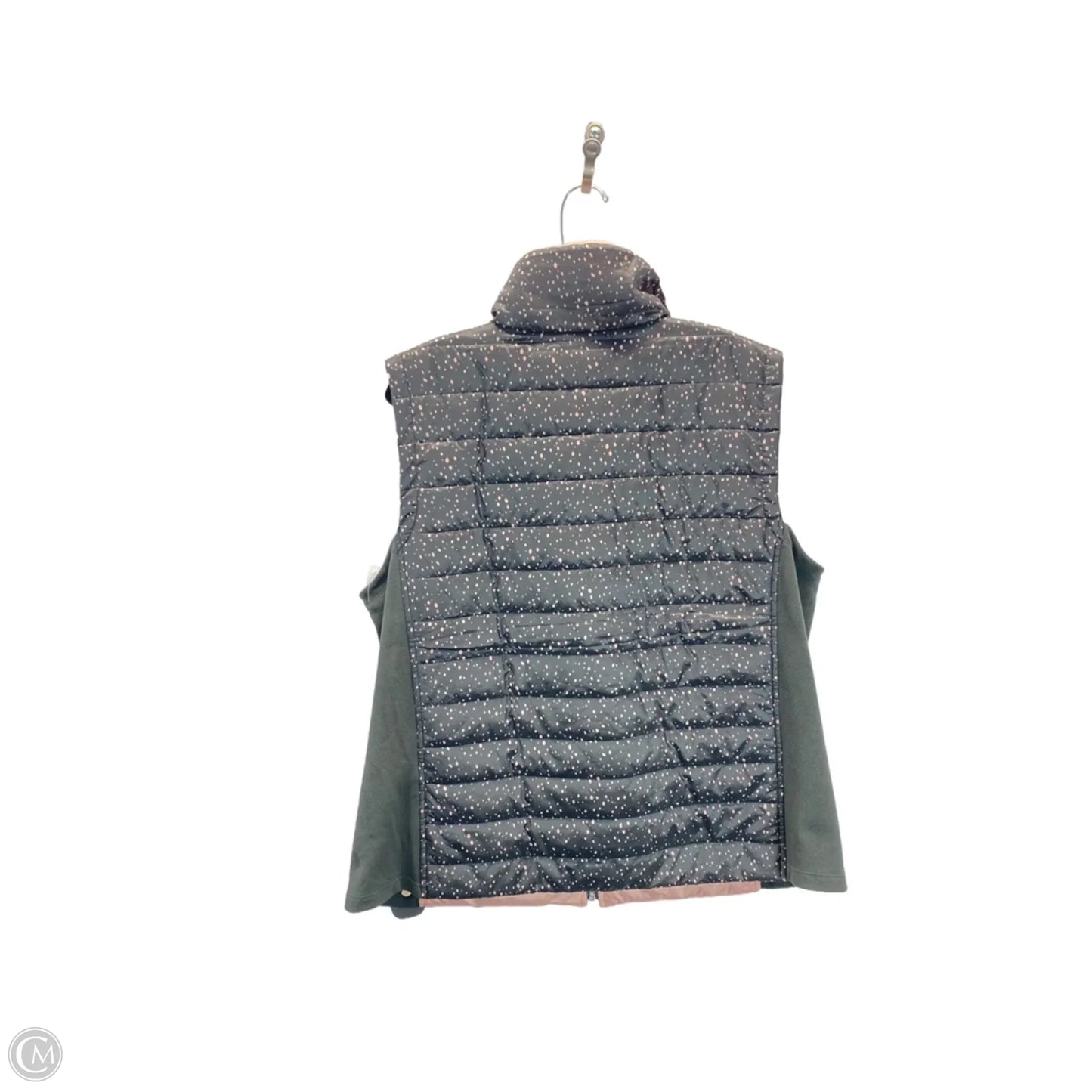Vest Puffer & Quilted By Chicos In Grey & Pink, Size: 16