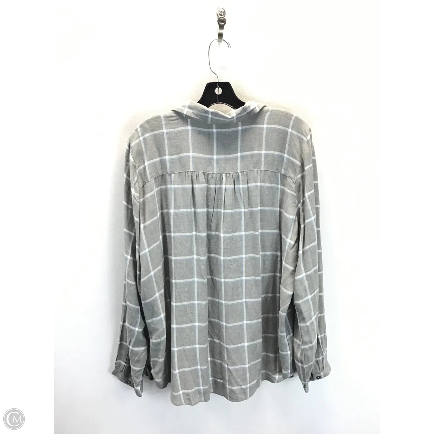 Top Long Sleeve By Loft In Grey, Size: Xl