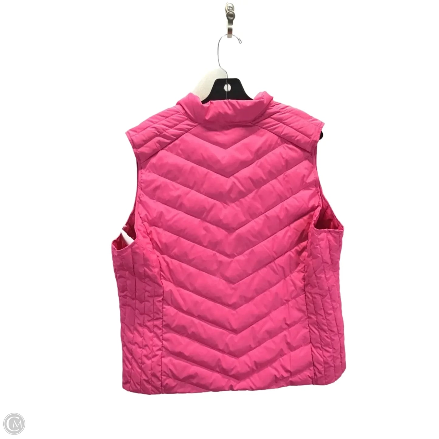 Vest Puffer & Quilted By Talbots In Pink, Size: Xl