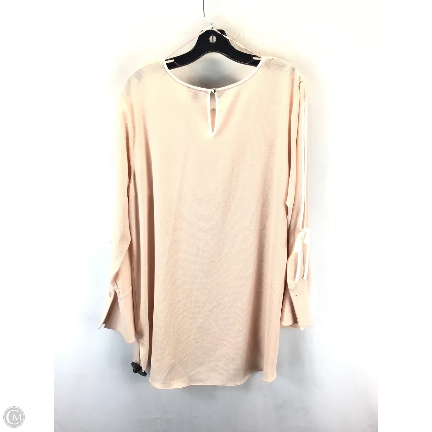 Top Long Sleeve By Vince Camuto In Peach, Size: 1x