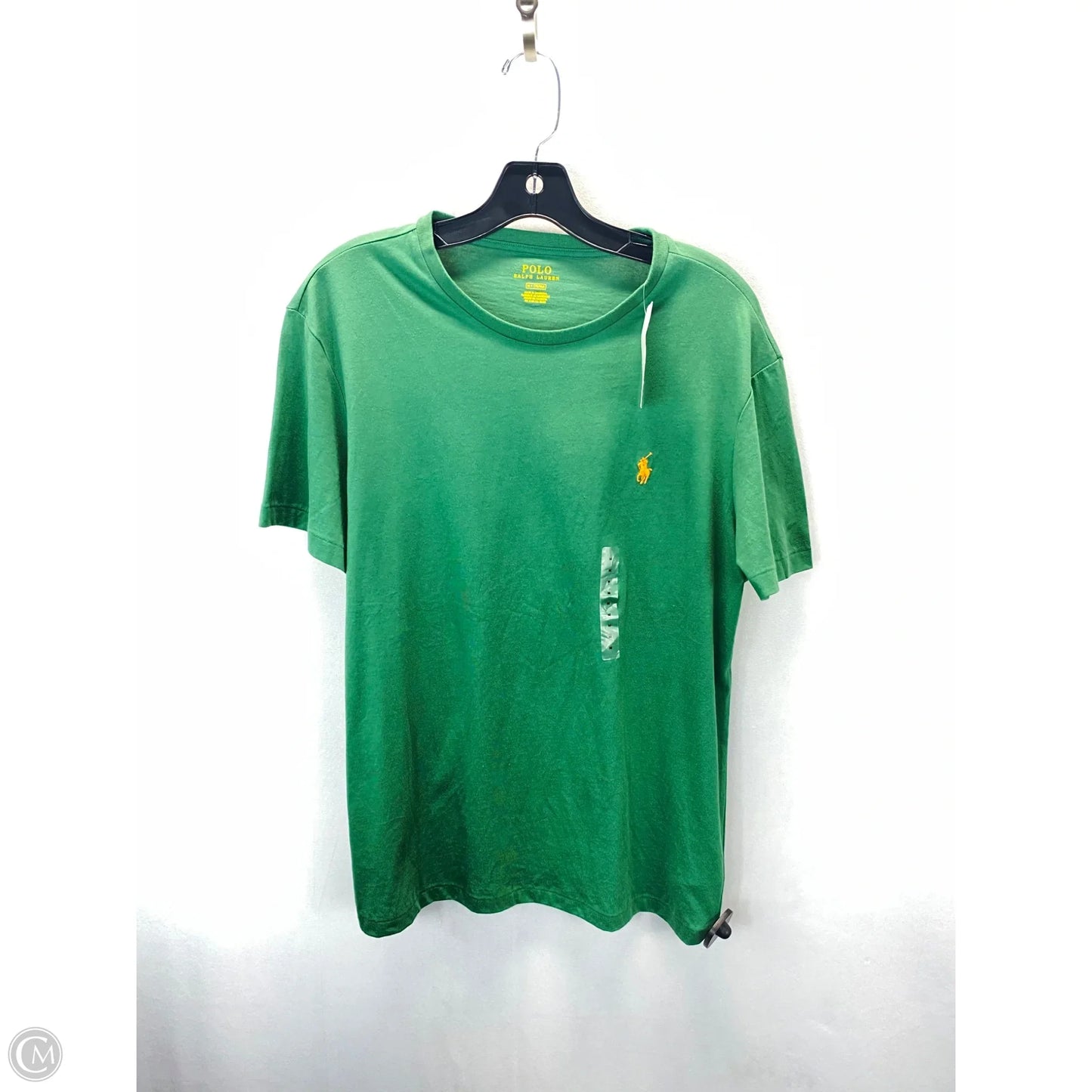 Top Short Sleeve By Polo Ralph Lauren In Green, Size: M