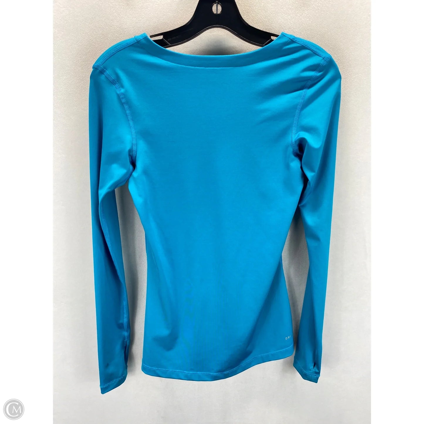 Athletic Top Long Sleeve Crewneck By Nike In Blue, Size: S