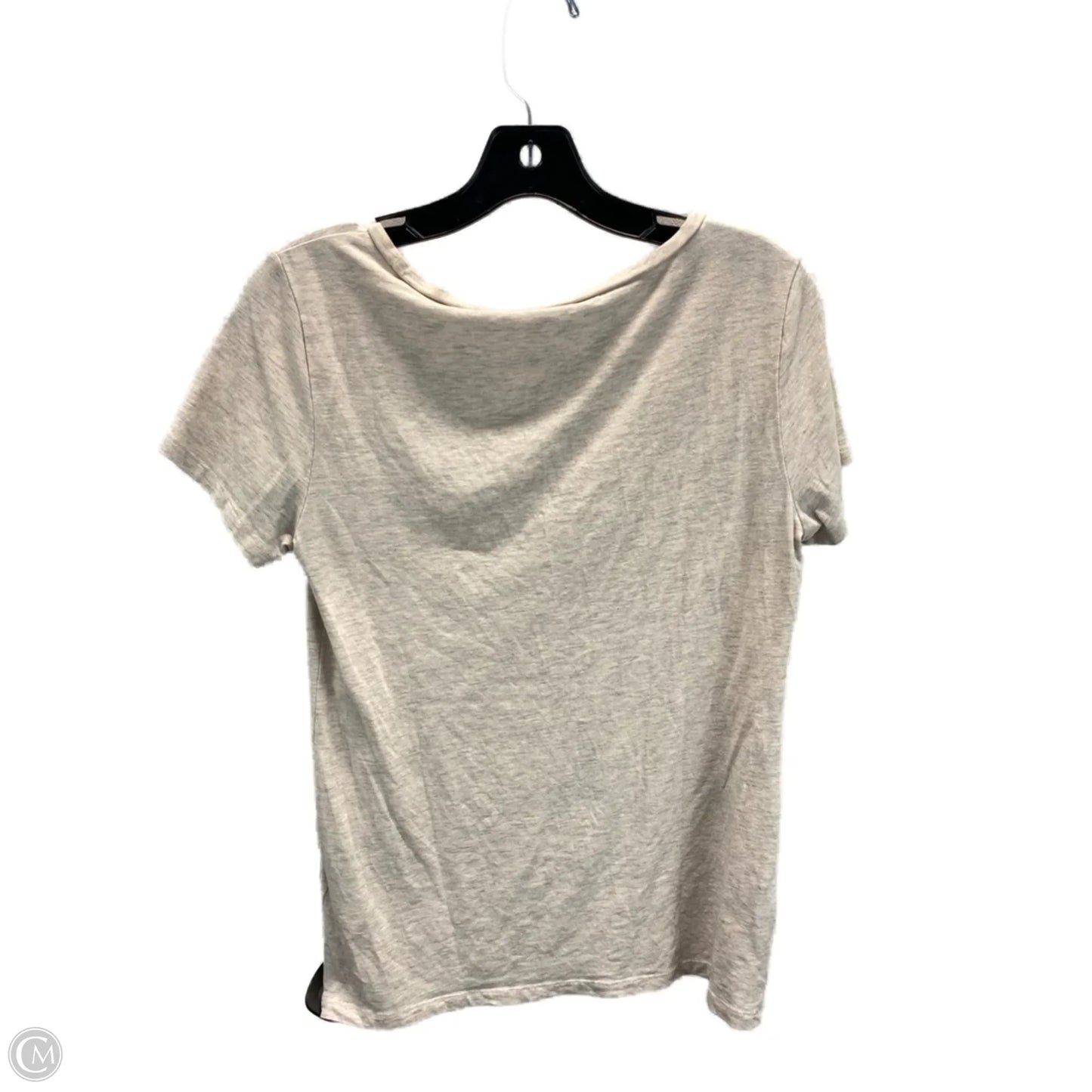 Top Short Sleeve Basic By Divided In Beige, Size: M