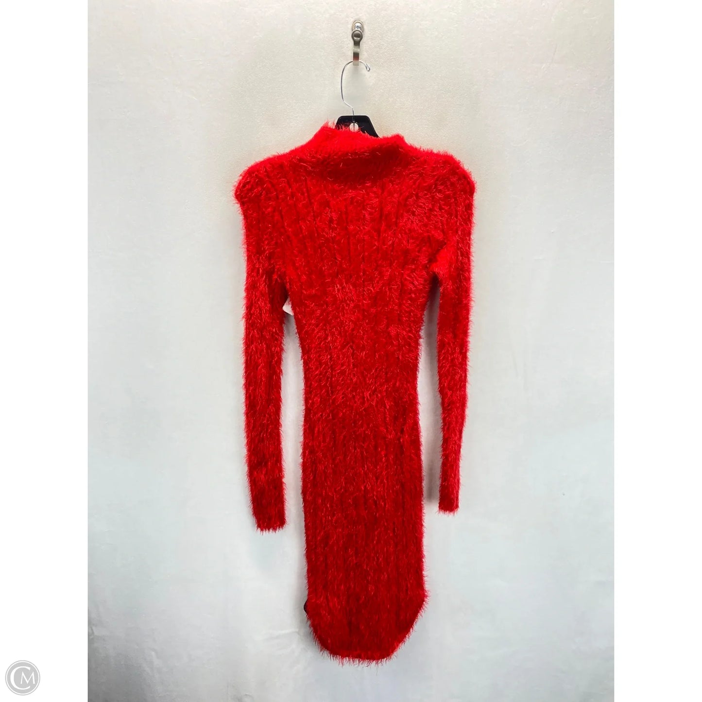Dress Sweater By Clothes Mentor In Red, Size: L