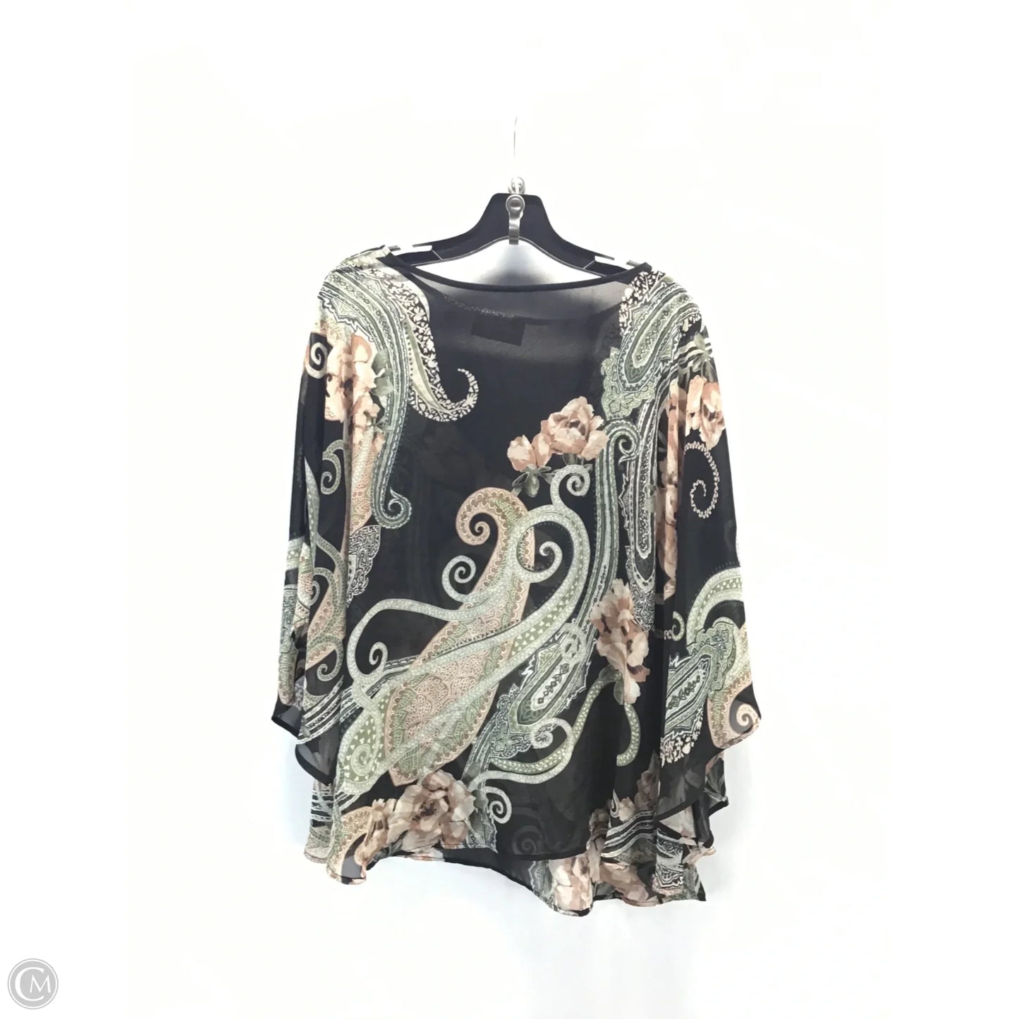 Shawl By Bob Mackie Qvc In Multi-colored, Size: 1x