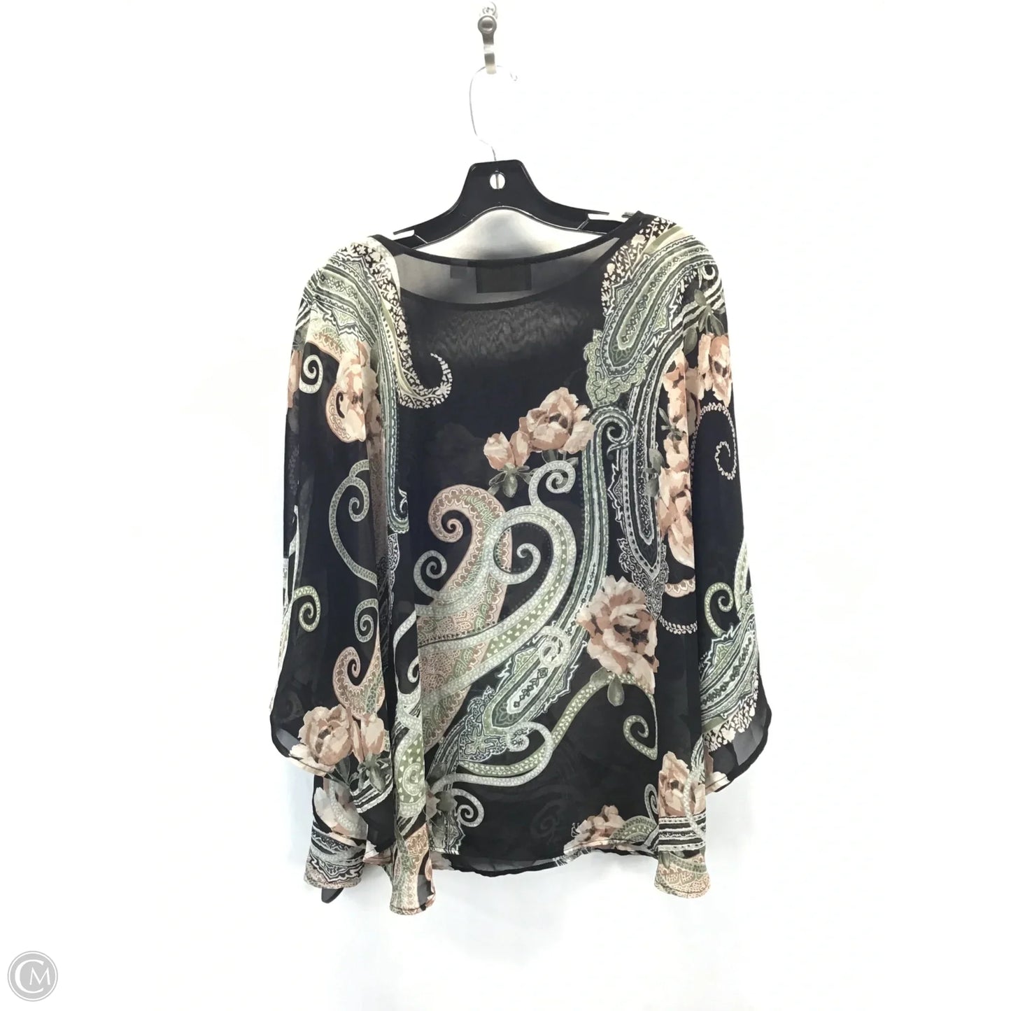 Shawl By Bob Mackie Qvc In Multi-colored, Size: 1x