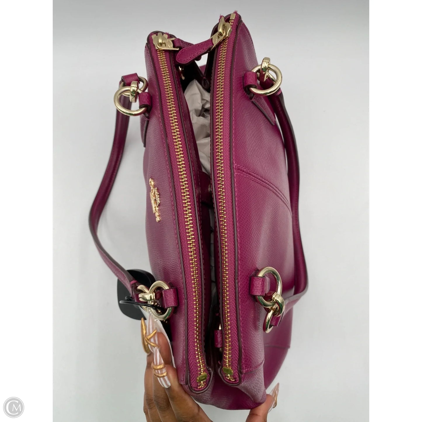 Handbag Designer By Coach, Size: Medium