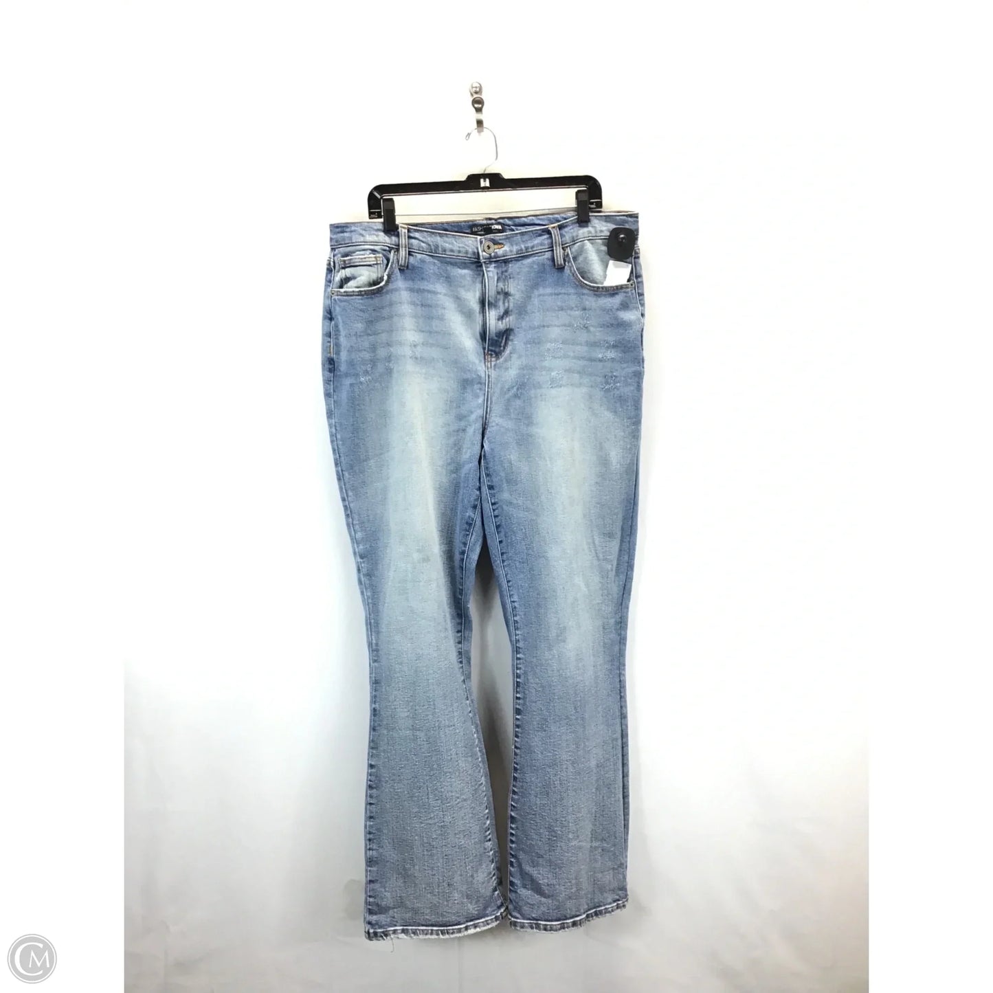 Jeans Boot Cut By Fashion Nova In Blue Denim, Size: 16