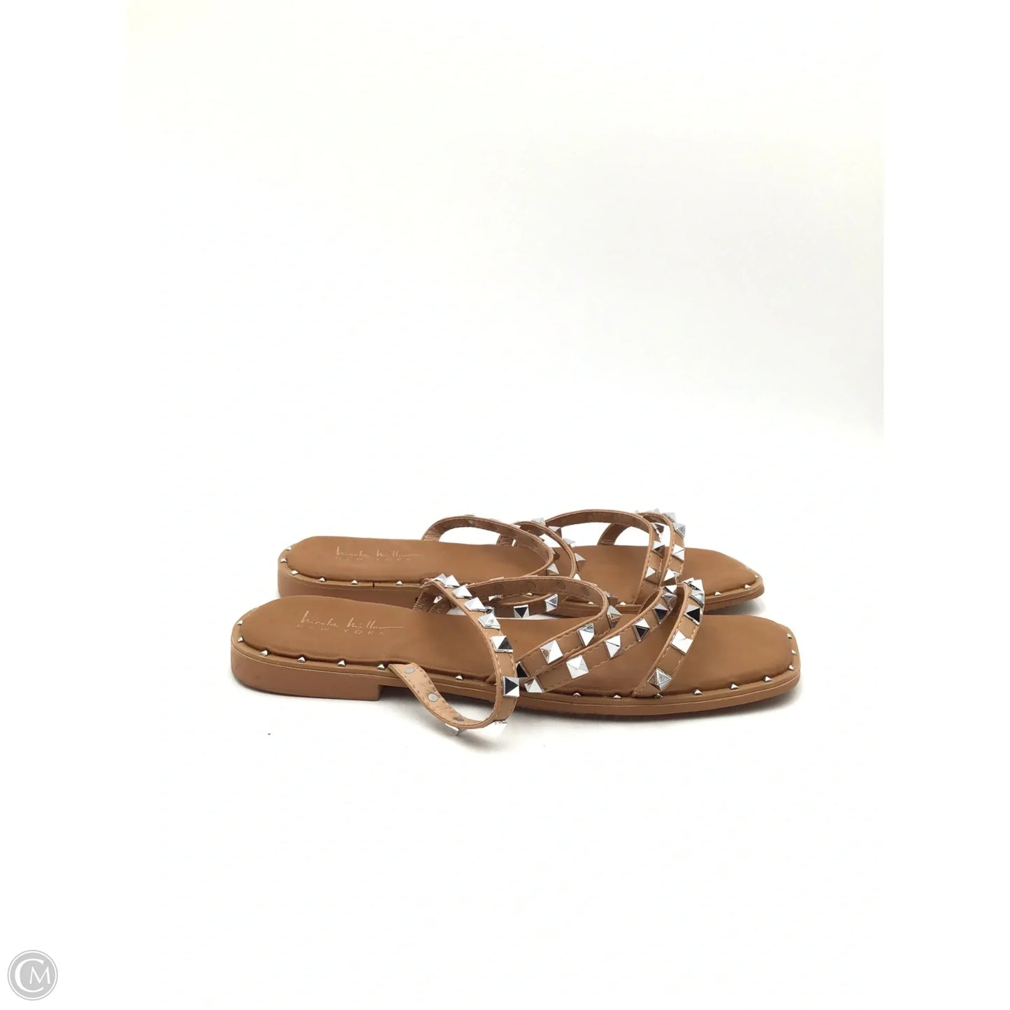 Sandals Flats By Nicole Miller In Tan, Size: 10