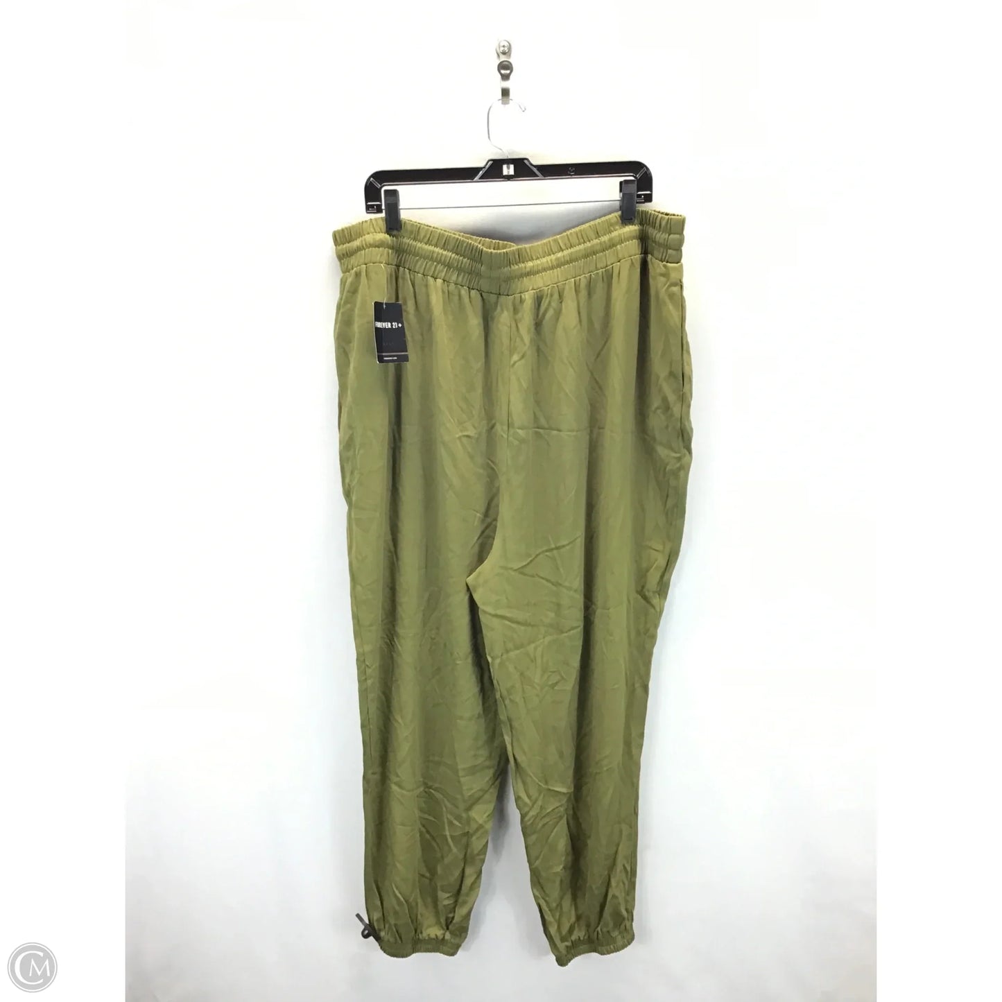 Pants Joggers By Forever 21 In Green, Size: 3x