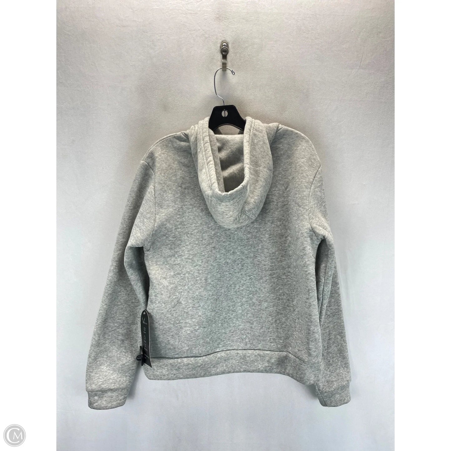 Sweatshirt Hoodie By Clothes Mentor In Grey, Size: M