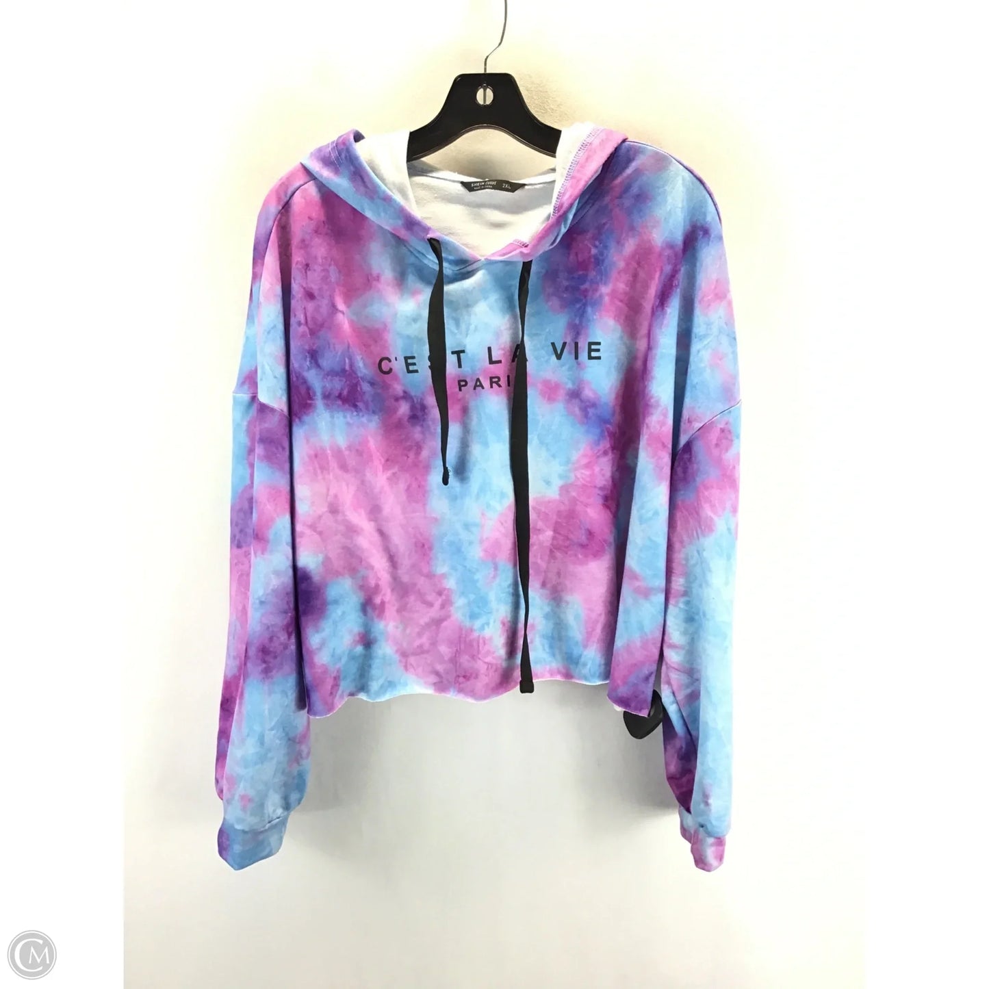 Sweatshirt Hoodie By Shein In Multi-colored, Size: 2x