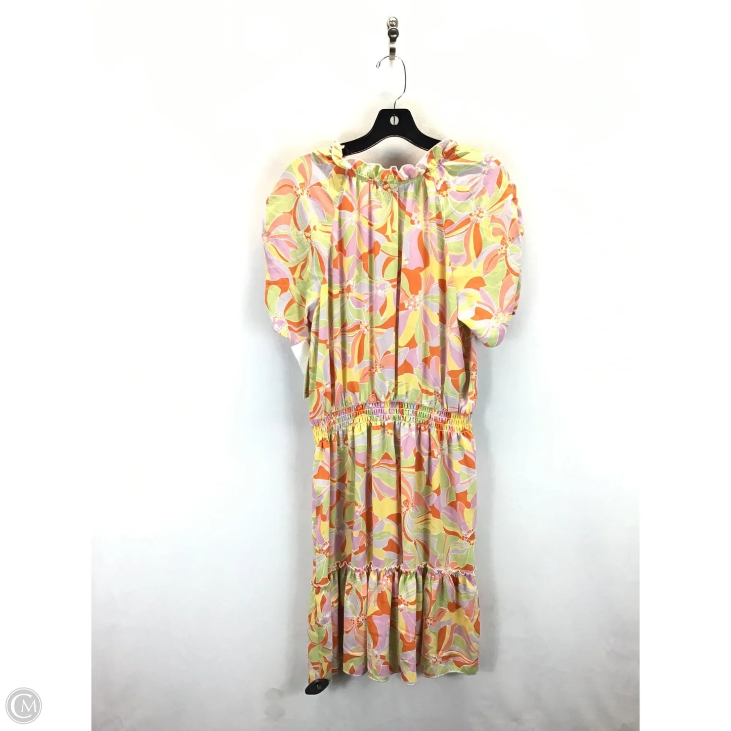 Dress Casual Midi By Clothes Mentor In Multi-colored, Size: Xl