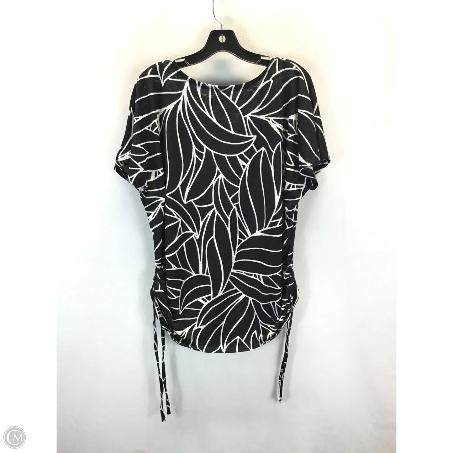 Top Sleeveless By Clothes Mentor In Black & White, Size: 2x