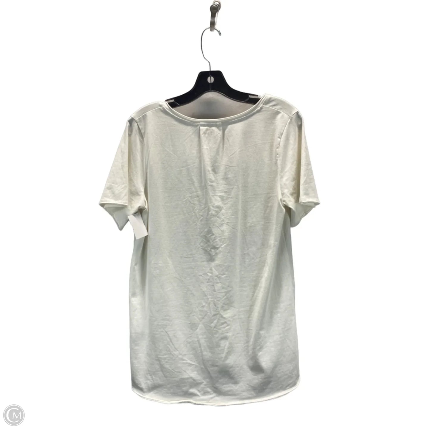 Top Short Sleeve By Pol In White, Size: S