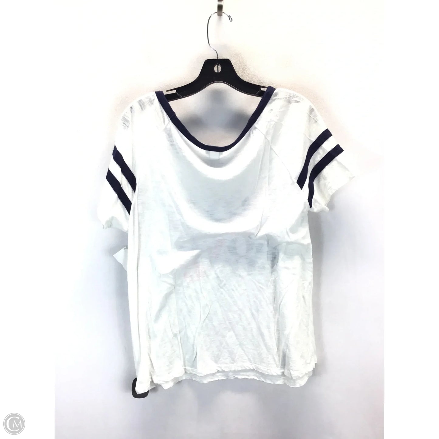 Top Short Sleeve By Torrid In Red & White, Size: M