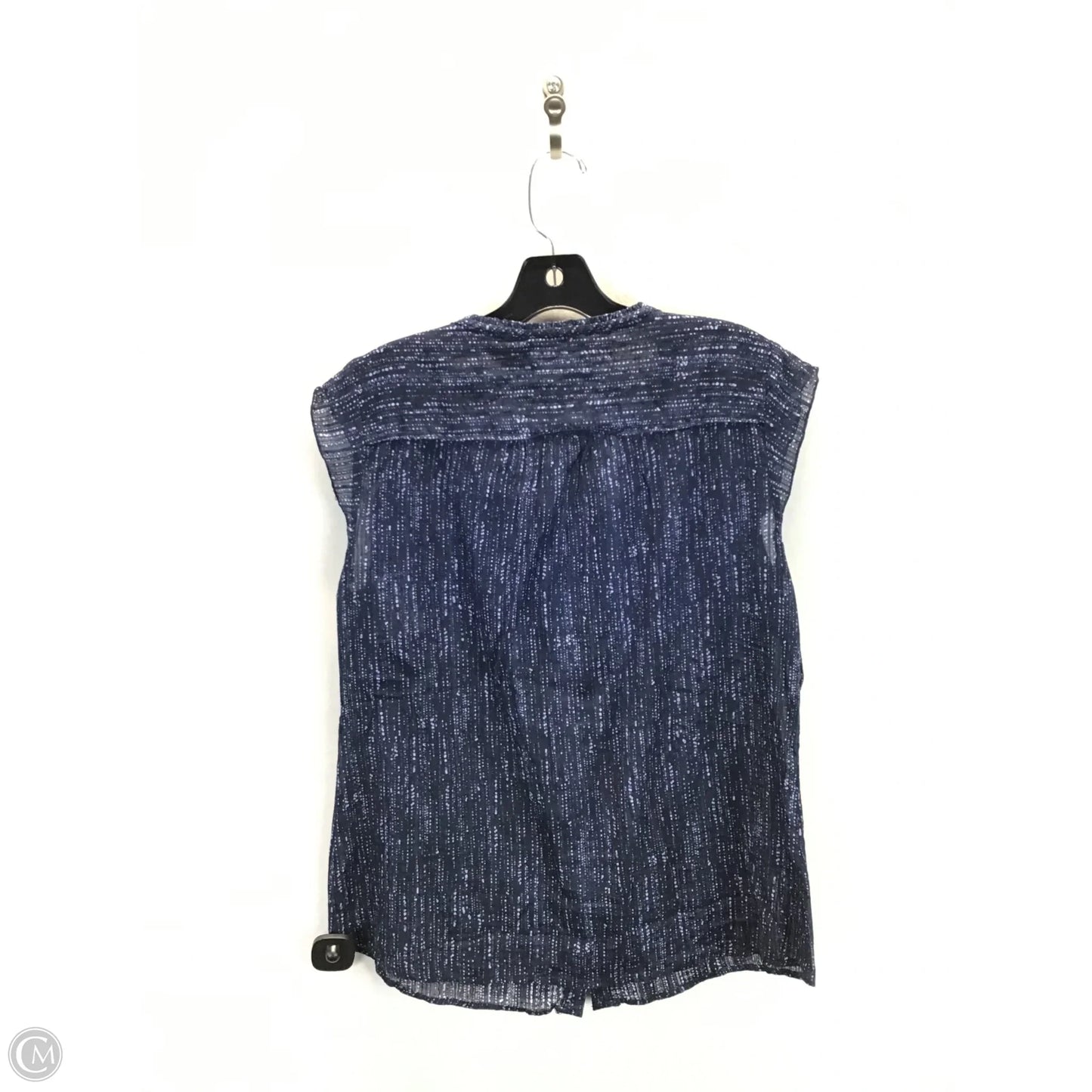 Top Sleeveless By Eddie Bauer In Blue, Size: M