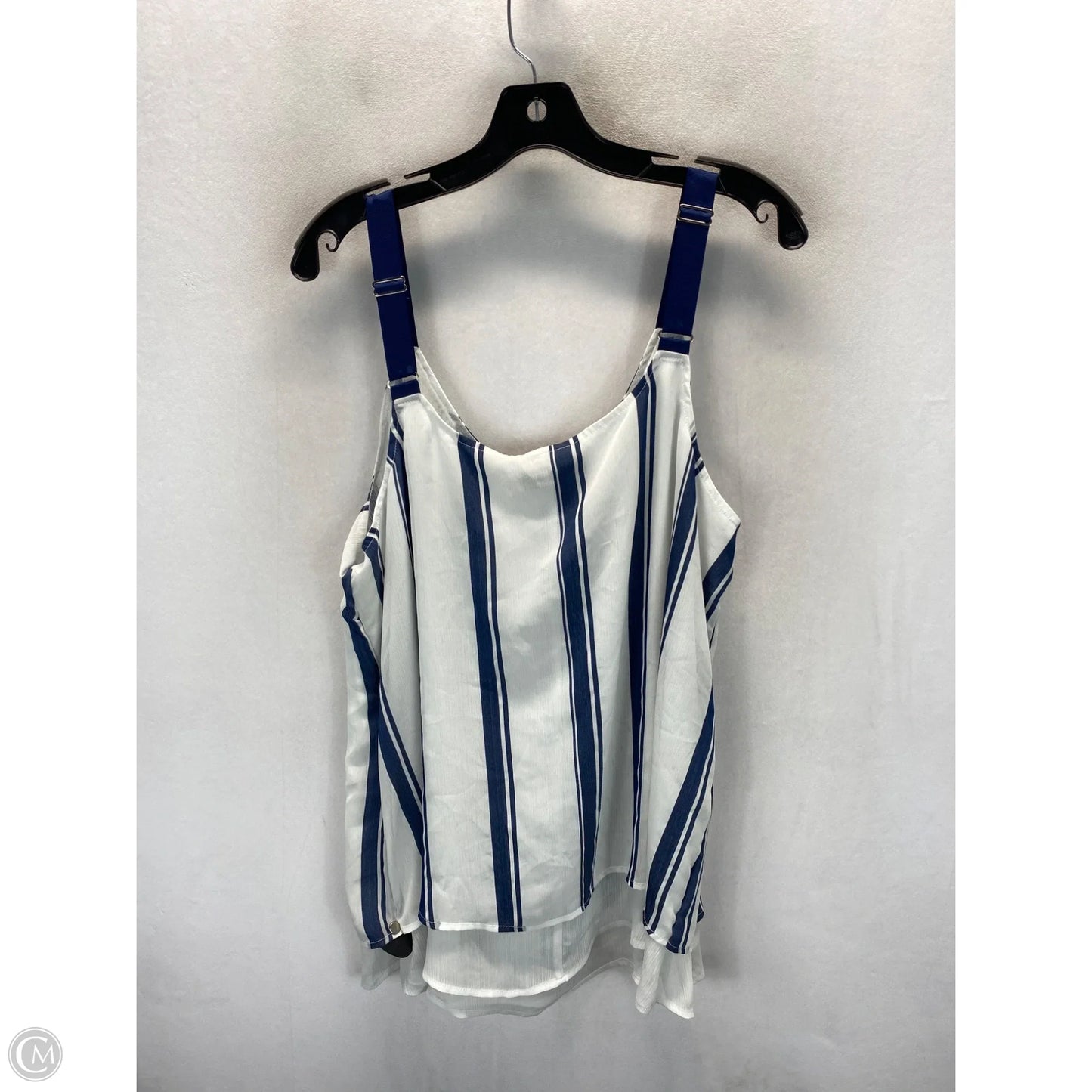 Top Sleeveless By Lane Bryant In Striped Pattern, Size: 20