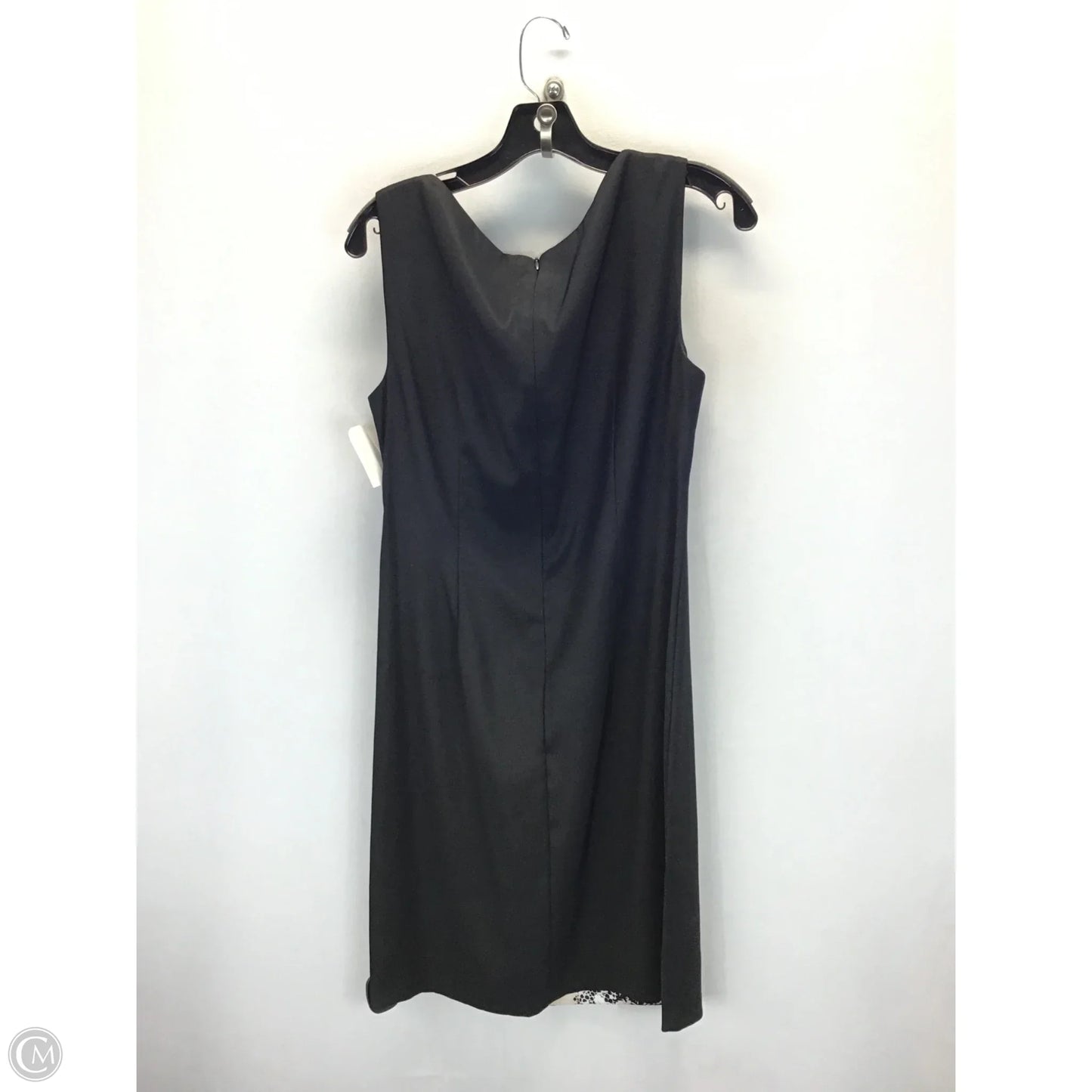 Dress Casual Midi By Connected Apparel In Black & Cream, Size: 10