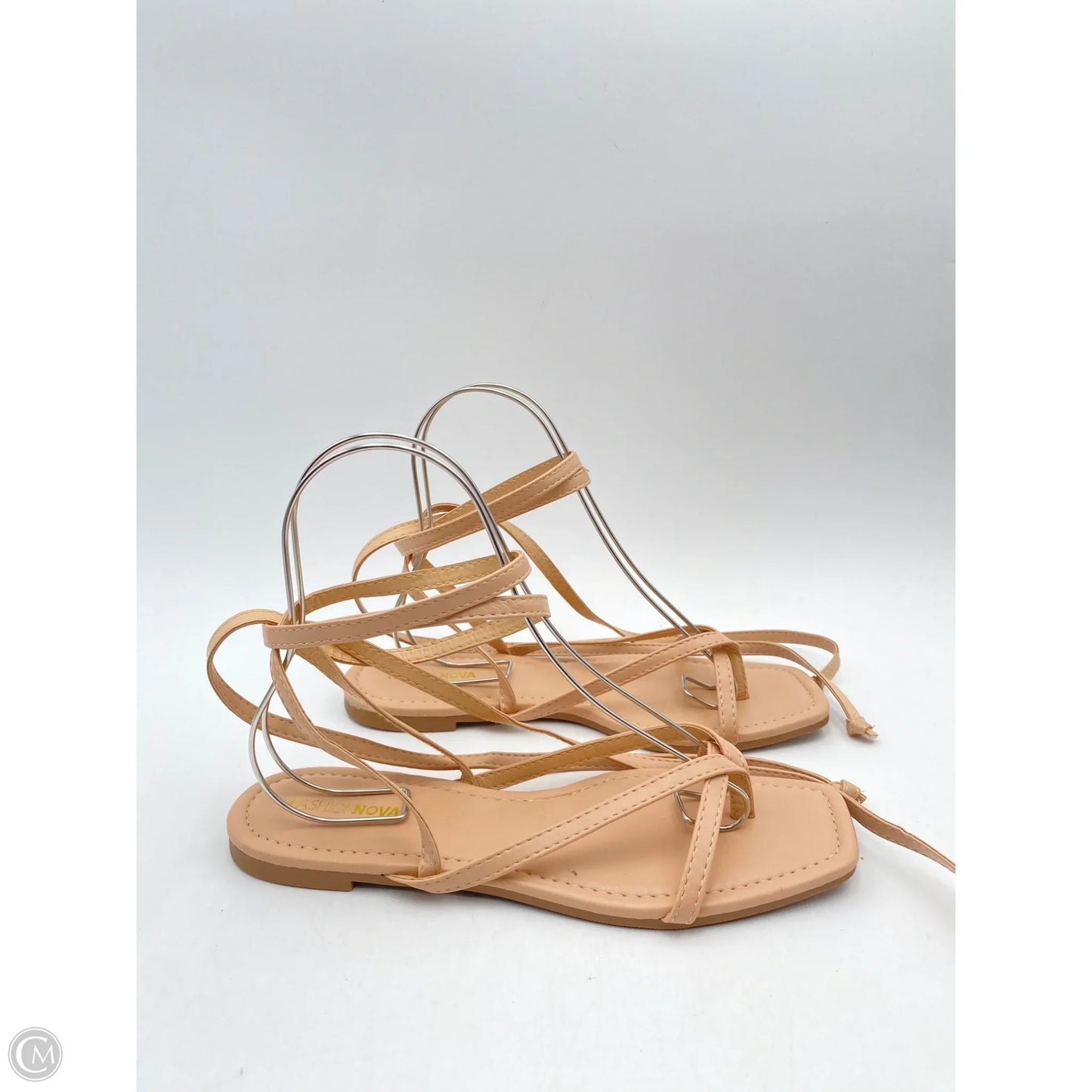 Sandals Flats By Fashion Nova In Pink, Size: 9