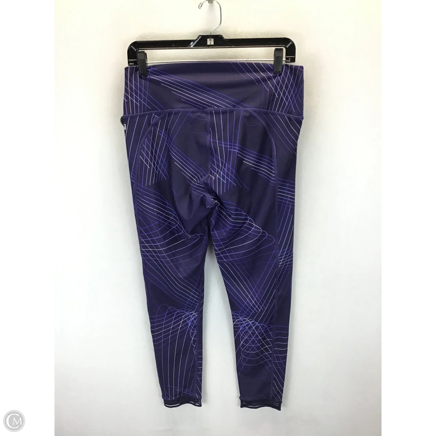Athletic Leggings By Fabletics In Blue & Purple, Size: L