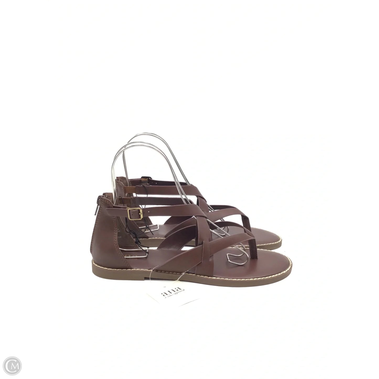 Sandals Flats By Ana In Brown, Size: 9.5