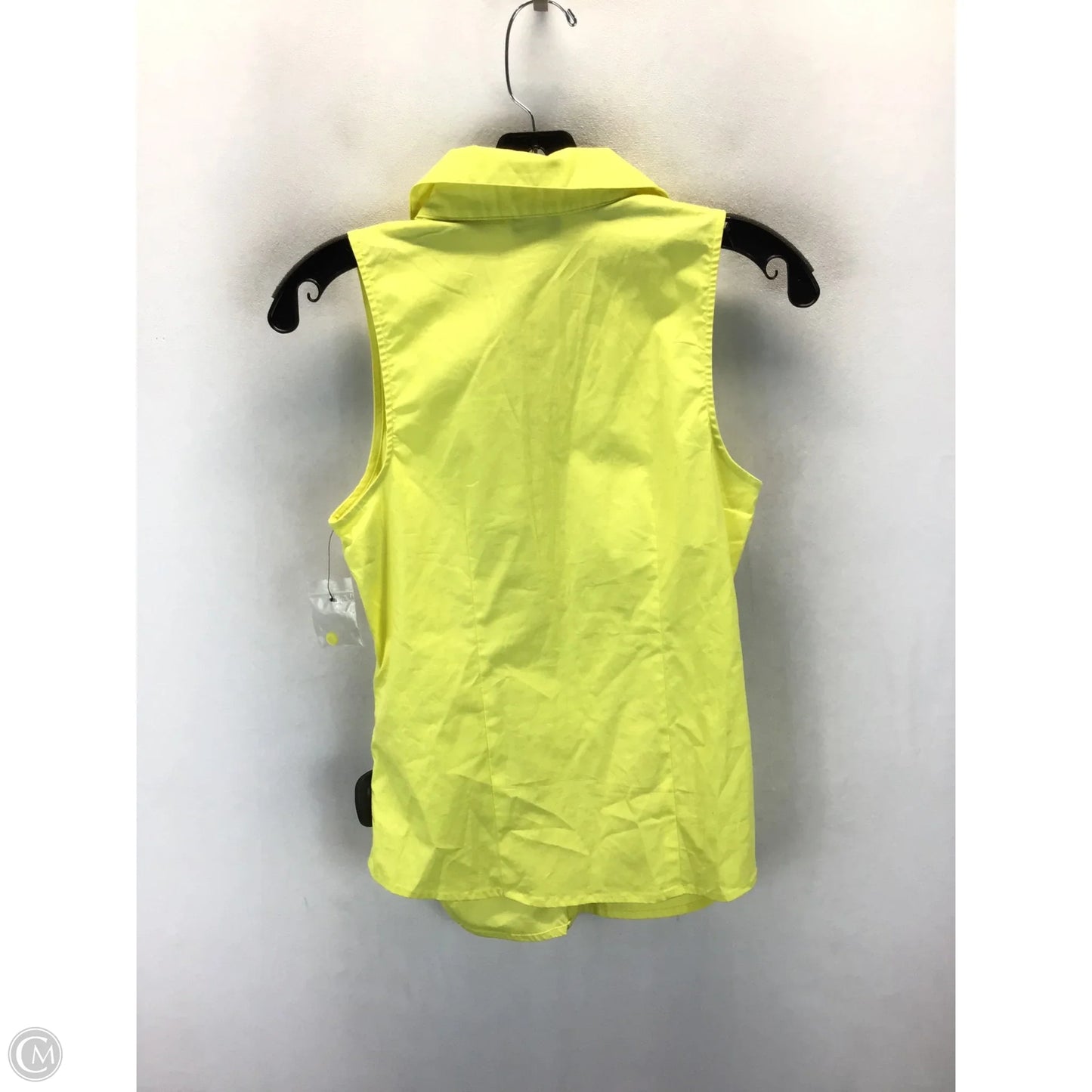 Top Sleeveless By Nine West In Yellow, Size: Xs