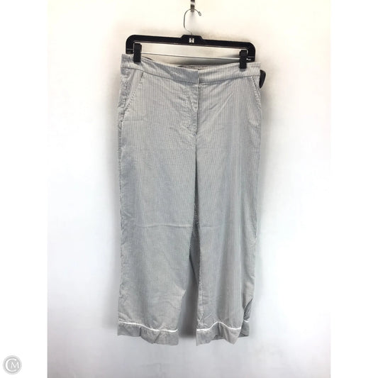 Pants Cropped By Zac And Rachel In Striped Pattern, Size: 10