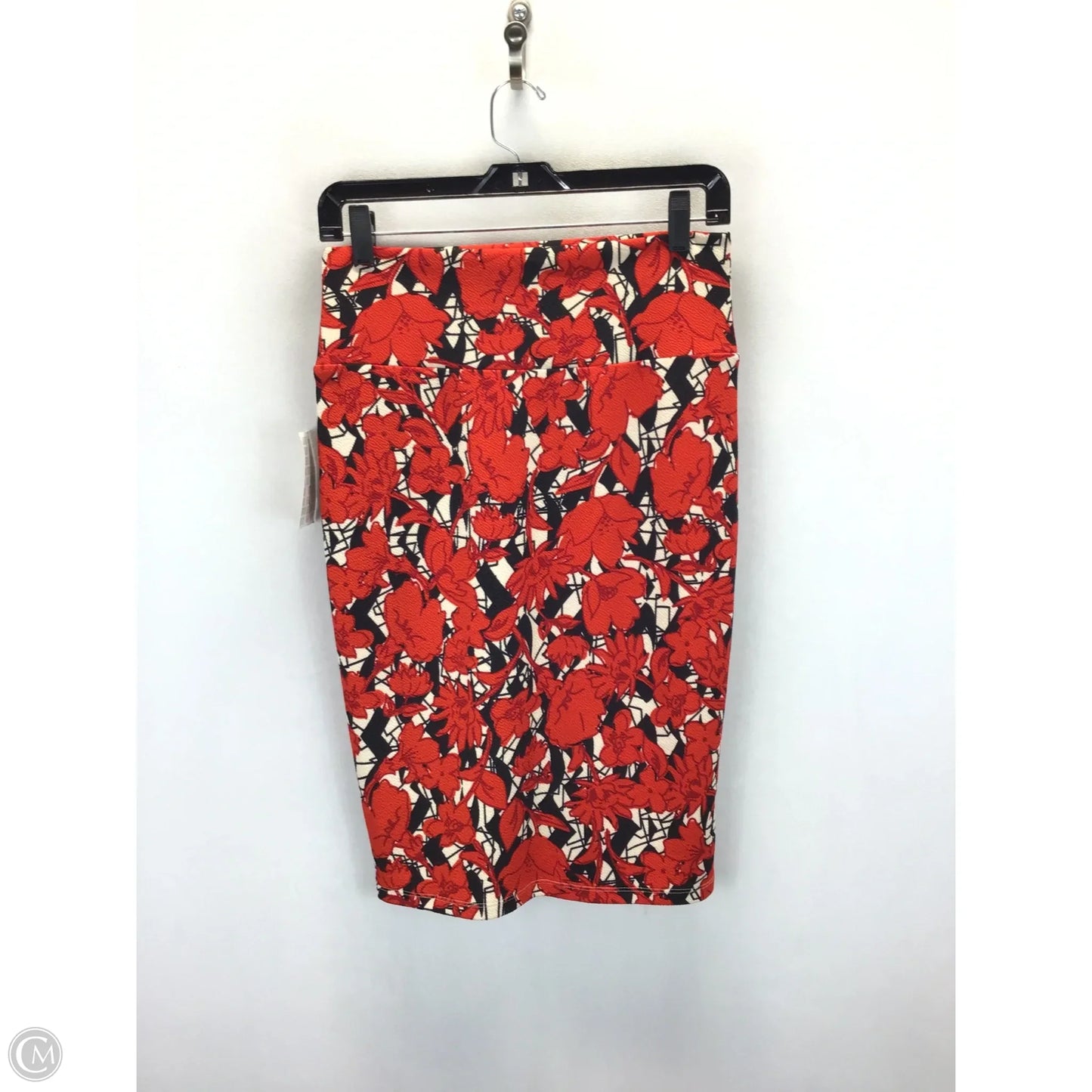 Skirt Midi By Lularoe In Red & White, Size: S