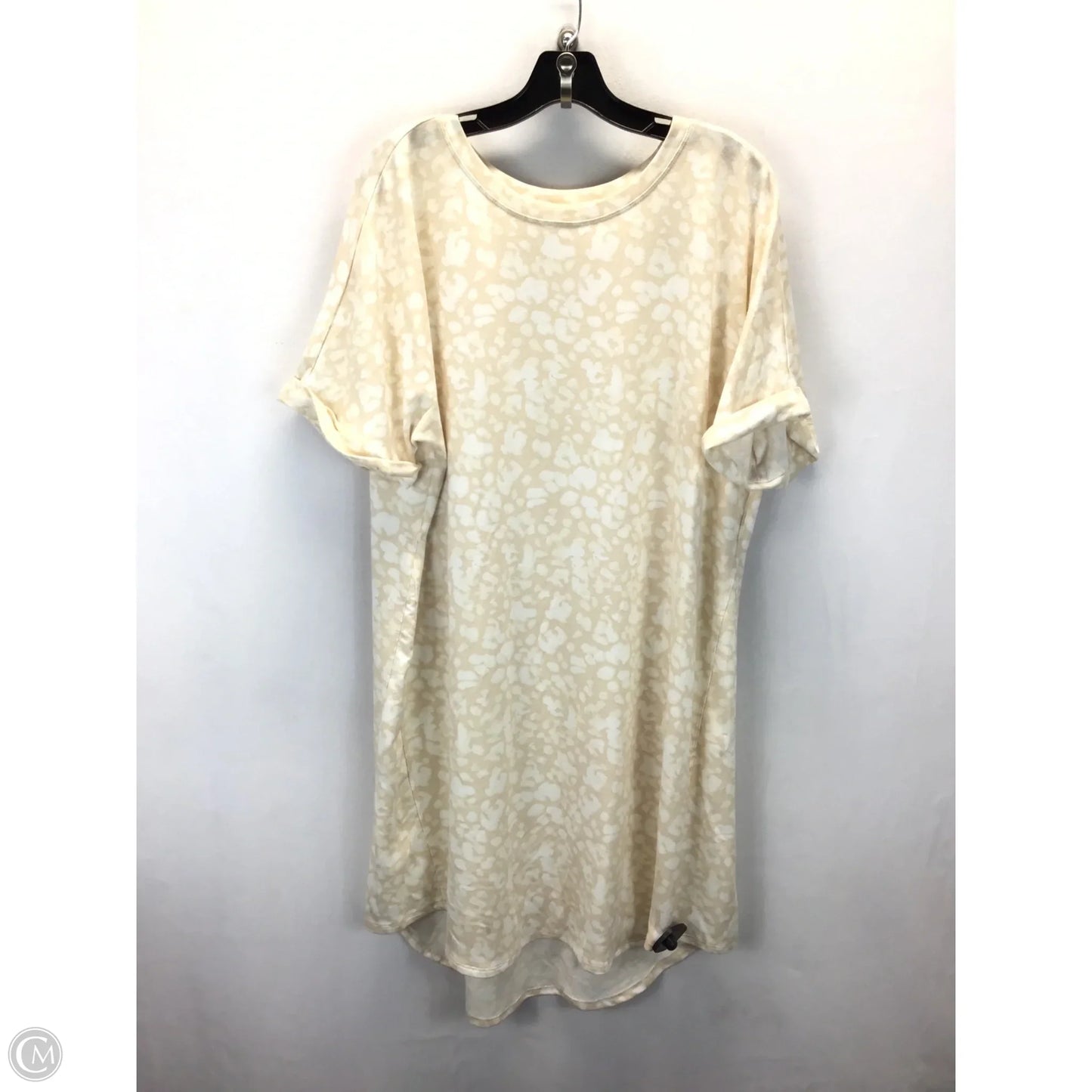 Dress Casual Midi By Wonderly In Beige, Size: 1x